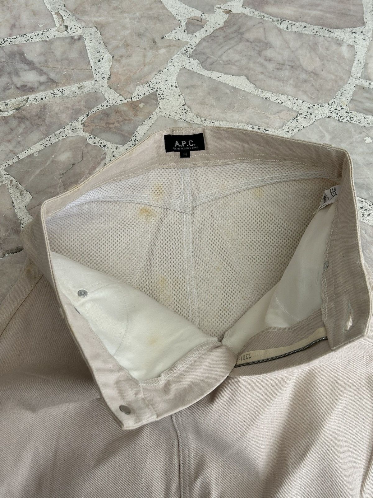 A.P.C. A.P.C Vintage Midi White Skirt Size 30" / US 8 / IT 44 - 7 Thumbnail