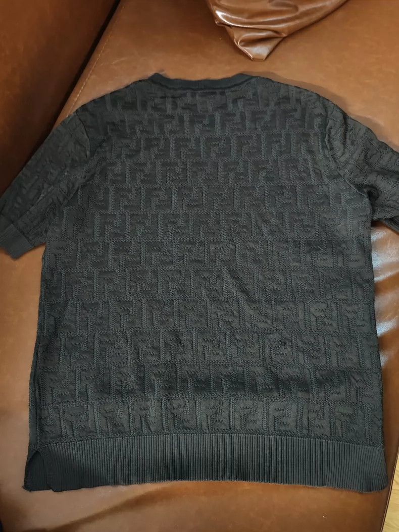 Fendi Fendi Double F full print knitted short sleeves Size US XS / EU 42 / 0 - 2 Thumbnail