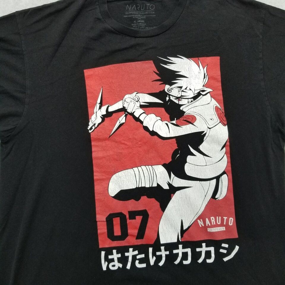 Other Naruto Shippuden Shirt Mens XL Black Short Sleeve Size US XL / EU 56 / 4 - 7 Thumbnail