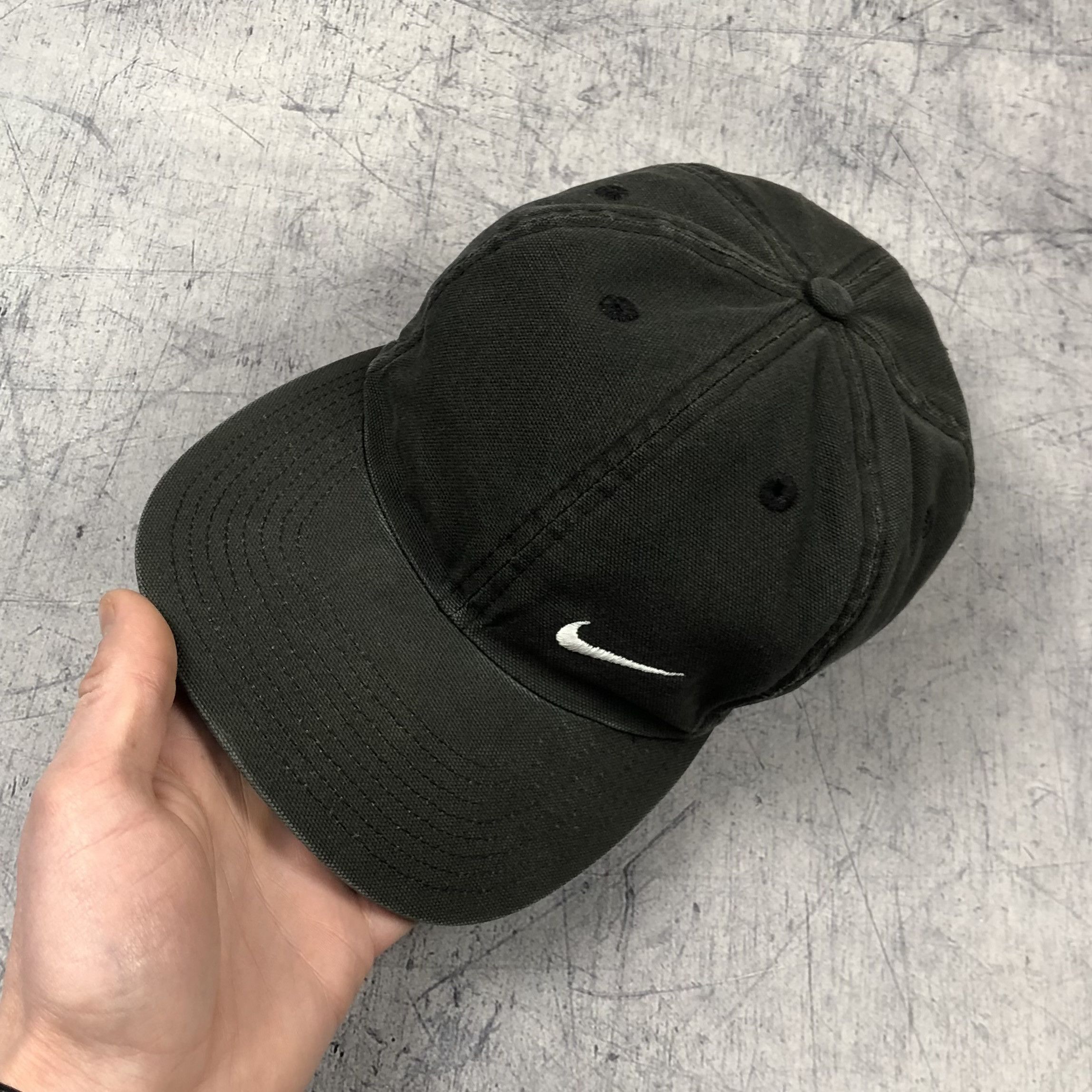 Nike Vintage Y2K Nike Double Swoosh Logo Cap gorpcore drill Size ONE SIZE - 3 Thumbnail