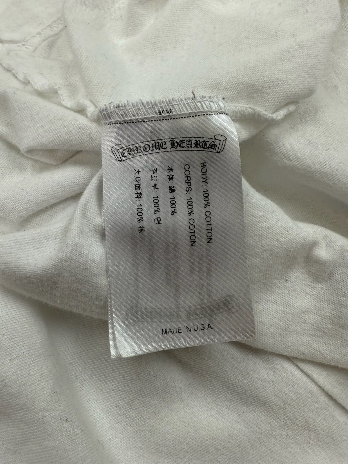 Chrome Hearts Chrome Hearts ‘Boost’ Logo Hollywood Exclusive White T-Shirt Size US L / EU 52-54 / 3 - 5 Thumbnail