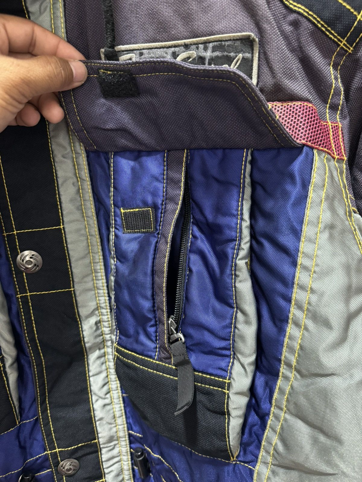 VINTAGE INTENTNESD FREE ESSEL MULTICOLOUR SKI JACKET