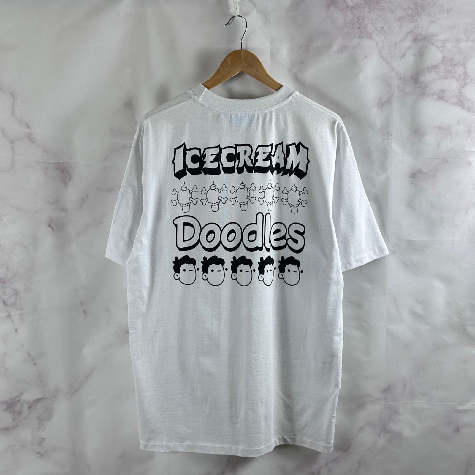 Icecream The Doodles White Coloring Tee Size US XL / EU 56 / 4 - 1 Thumbnail