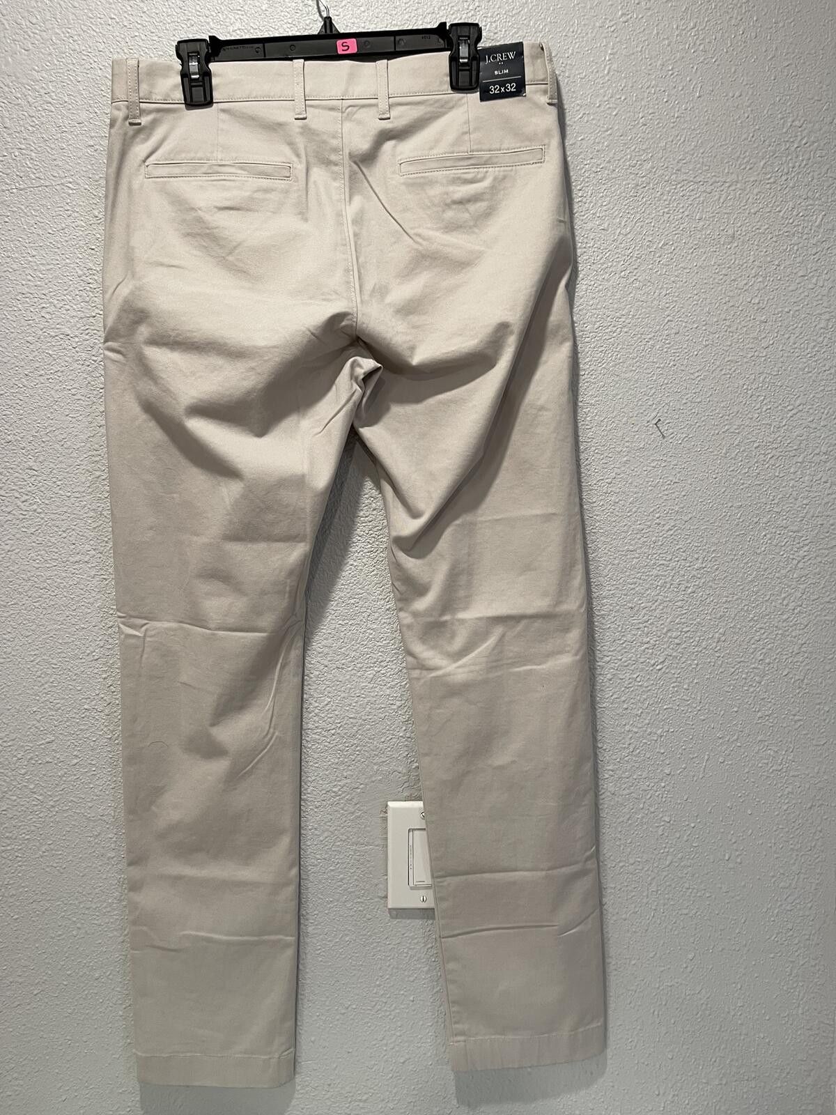 J.Crew J.Crew Flex Slim Fit Beige Chino Pants 32x32 Size US 32 / EU 48 - 2 Thumbnail