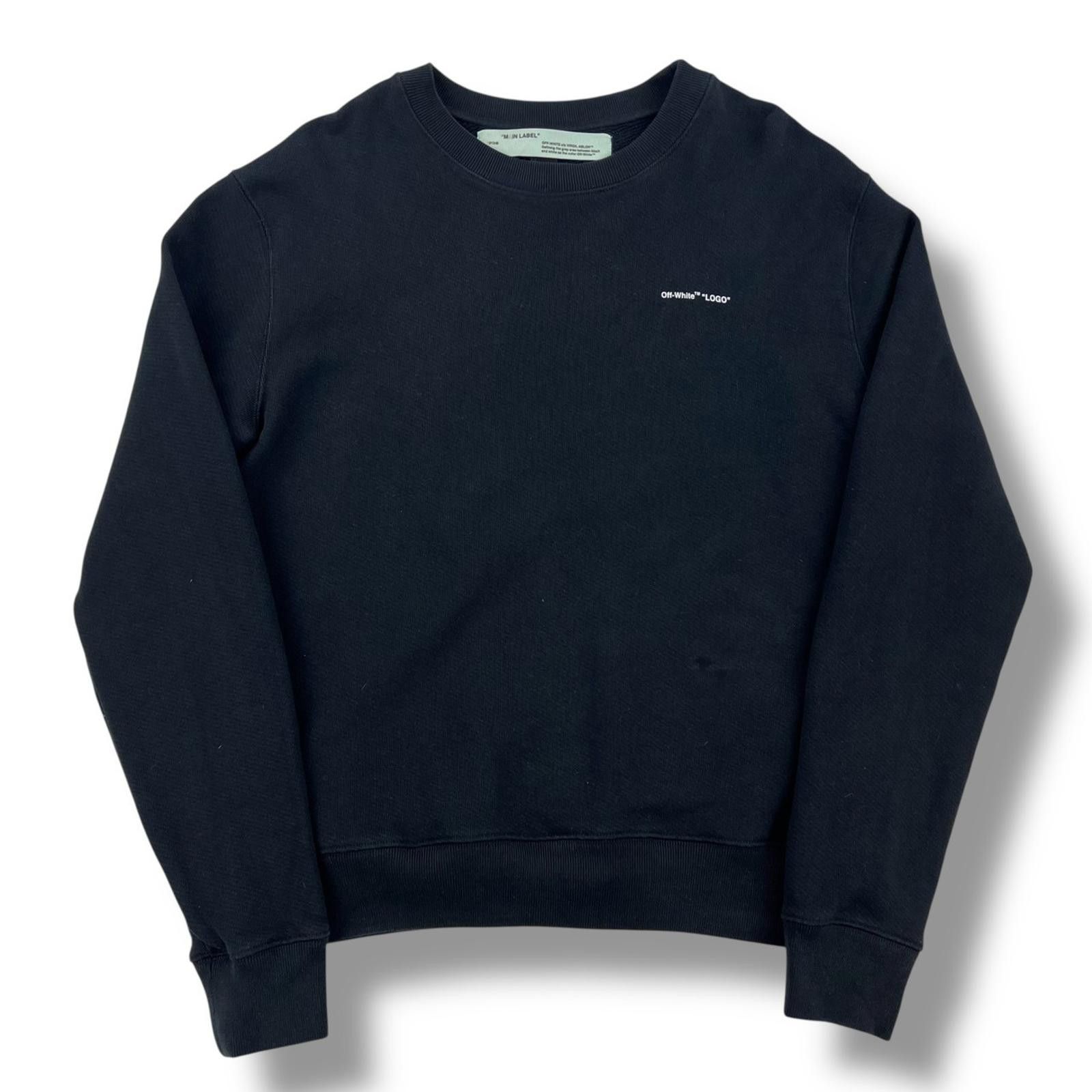 Off-White Off-White Mini Logo Black Sweatshirt Size US L / EU 52-54 / 3 - 2 Thumbnail