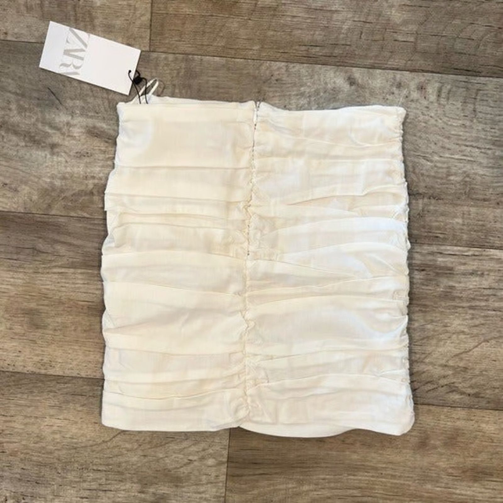 Zara ZARA BLOGGER FAVE!!! Linen Blend Mini Skirt NWT Size 28" / US 6 / IT 42 - 19 Thumbnail