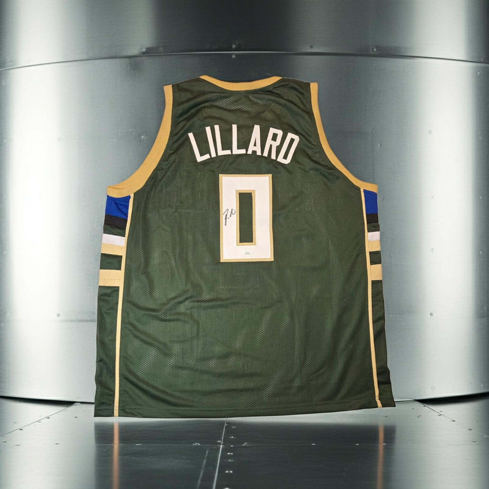 Other Damian Lillard Milwaukee Bucks signed basketball jersey COA Size ONE SIZE - 1 Thumbnail