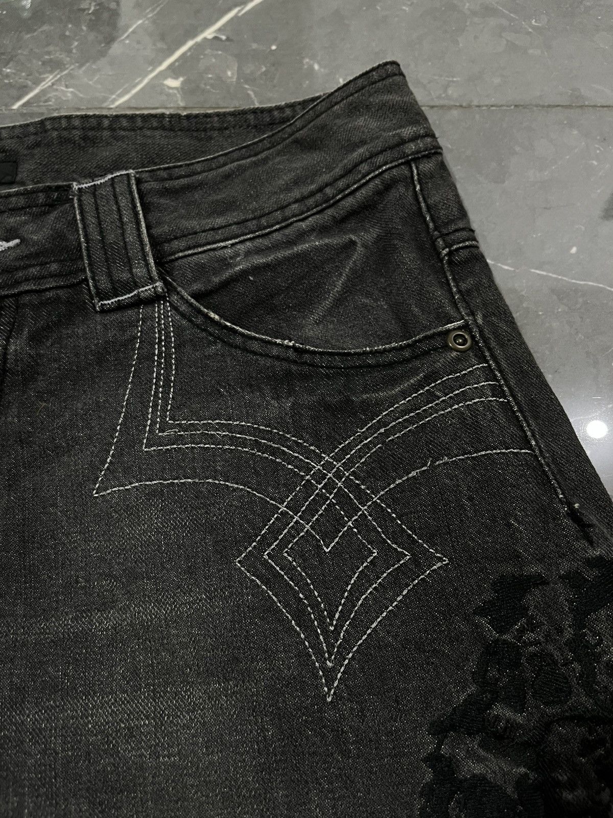 Hysteric Glamour Algonquins skull short pants vkei Size 32" / US 10 / IT 46 - 4 Thumbnail