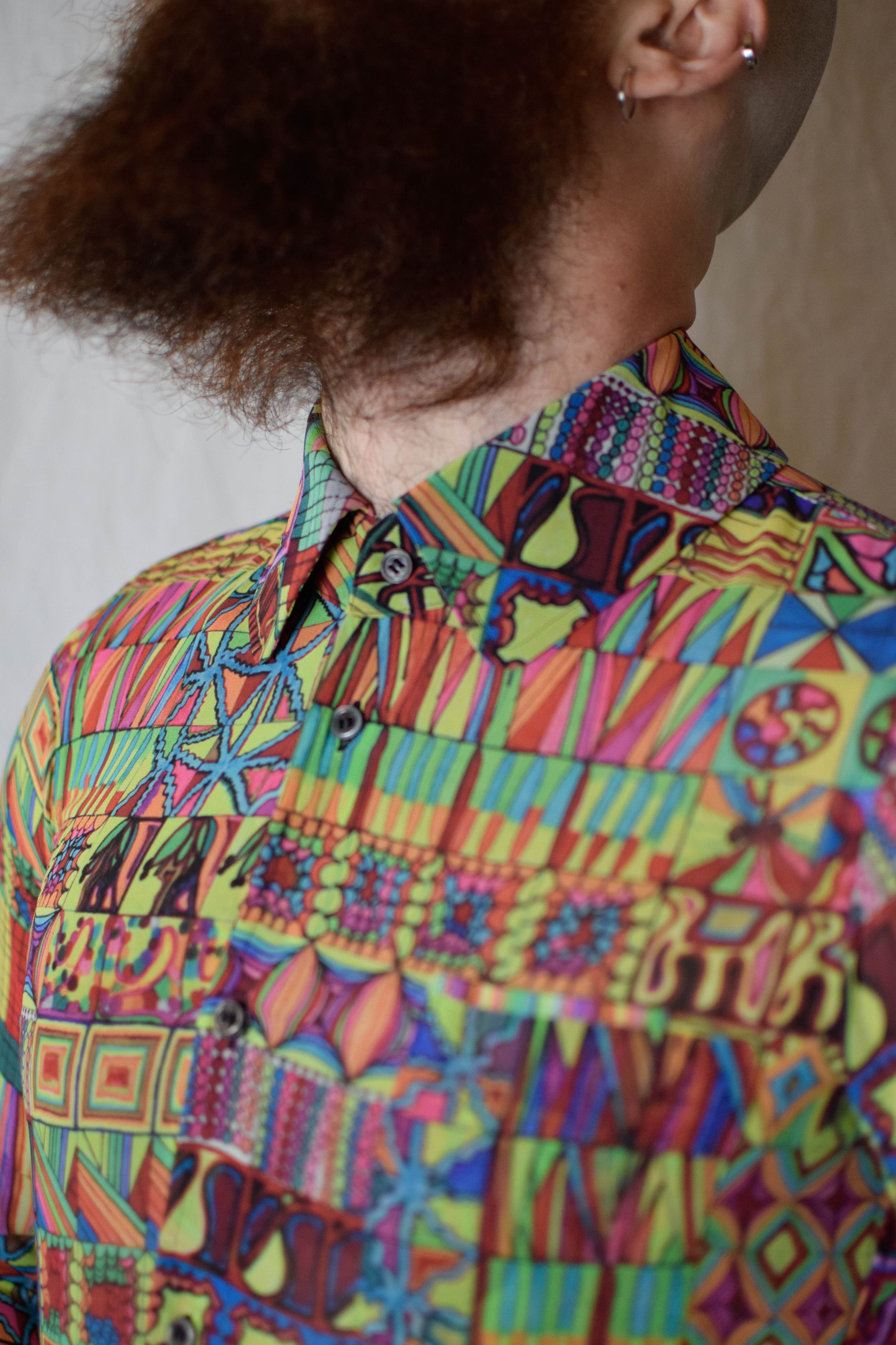 Comme des Garcons CDG AD2013 Psychedelic Shirt - GL-B014 Size US S / EU 44-46 / 1 - 7 Thumbnail