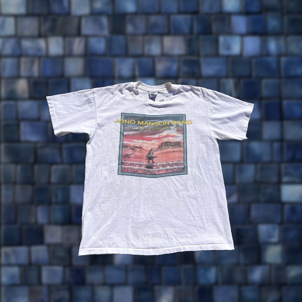 Vintage **Vintage Jono Manson Band Almost Home White T-Shirt Men's XL** User: Vintage Jono Manson Band Almost Home White T-Shirt Men's XL Size US XL / EU 56 / 4 - 1 Thumbnail