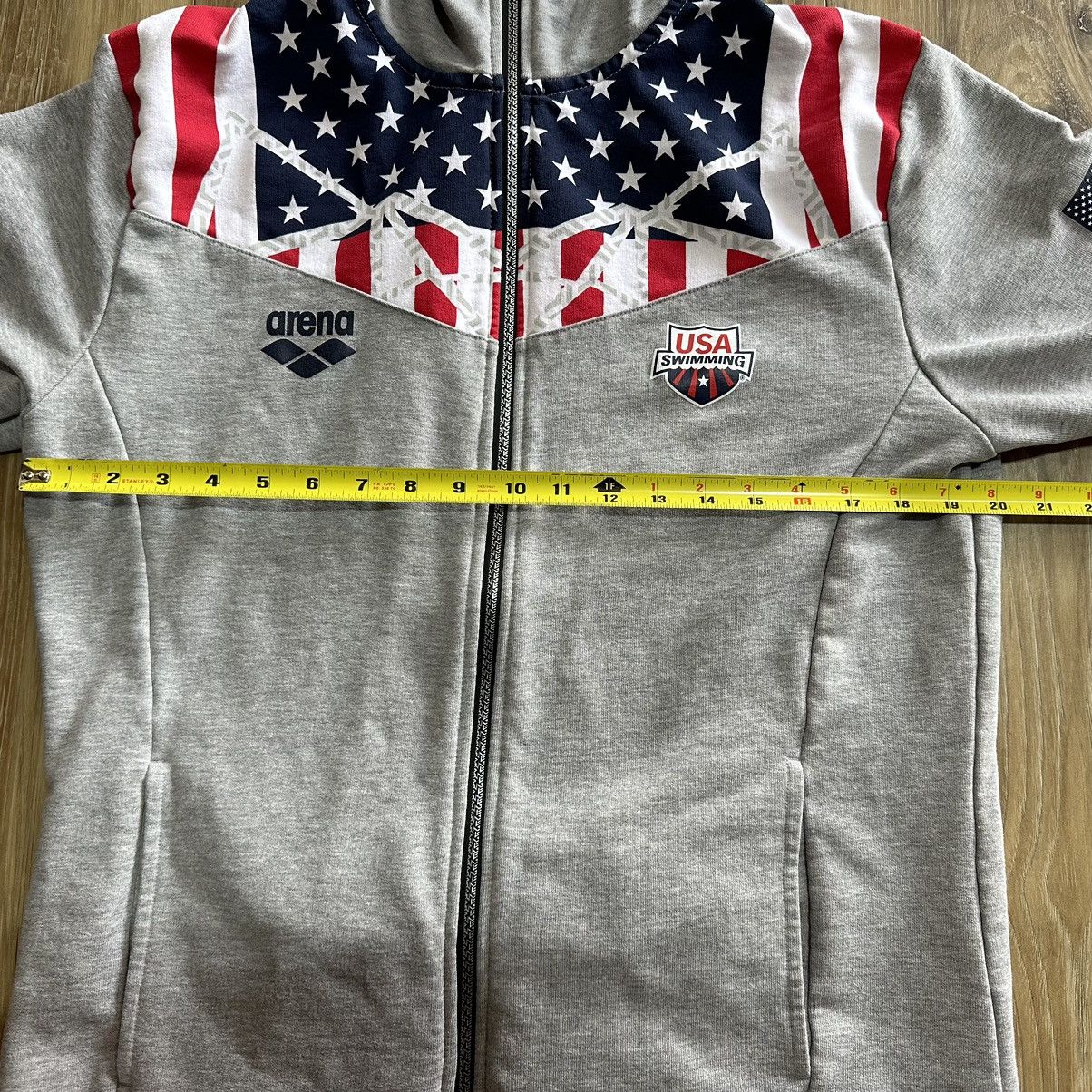 Other Arena USA Swimming Unisex Team OG Hooded F/Z Jacket, M Size US M / EU 48-50 / 2 - 9 Thumbnail