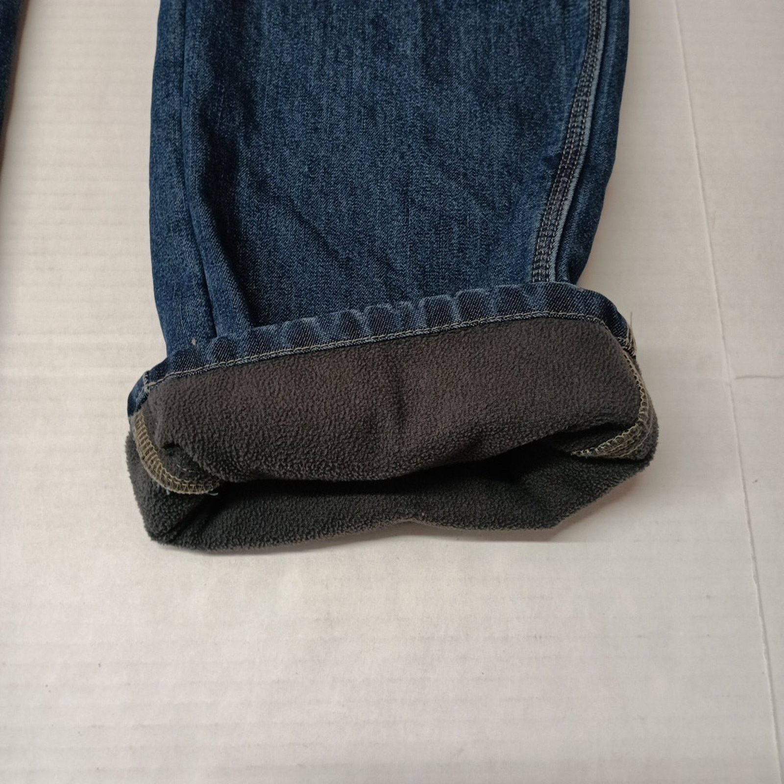 Wrangler Wrangler 36x34 Men Relaxed Fleece Lined Carpenter Jeans Blue Size US 36 / EU 52 - 4 Thumbnail