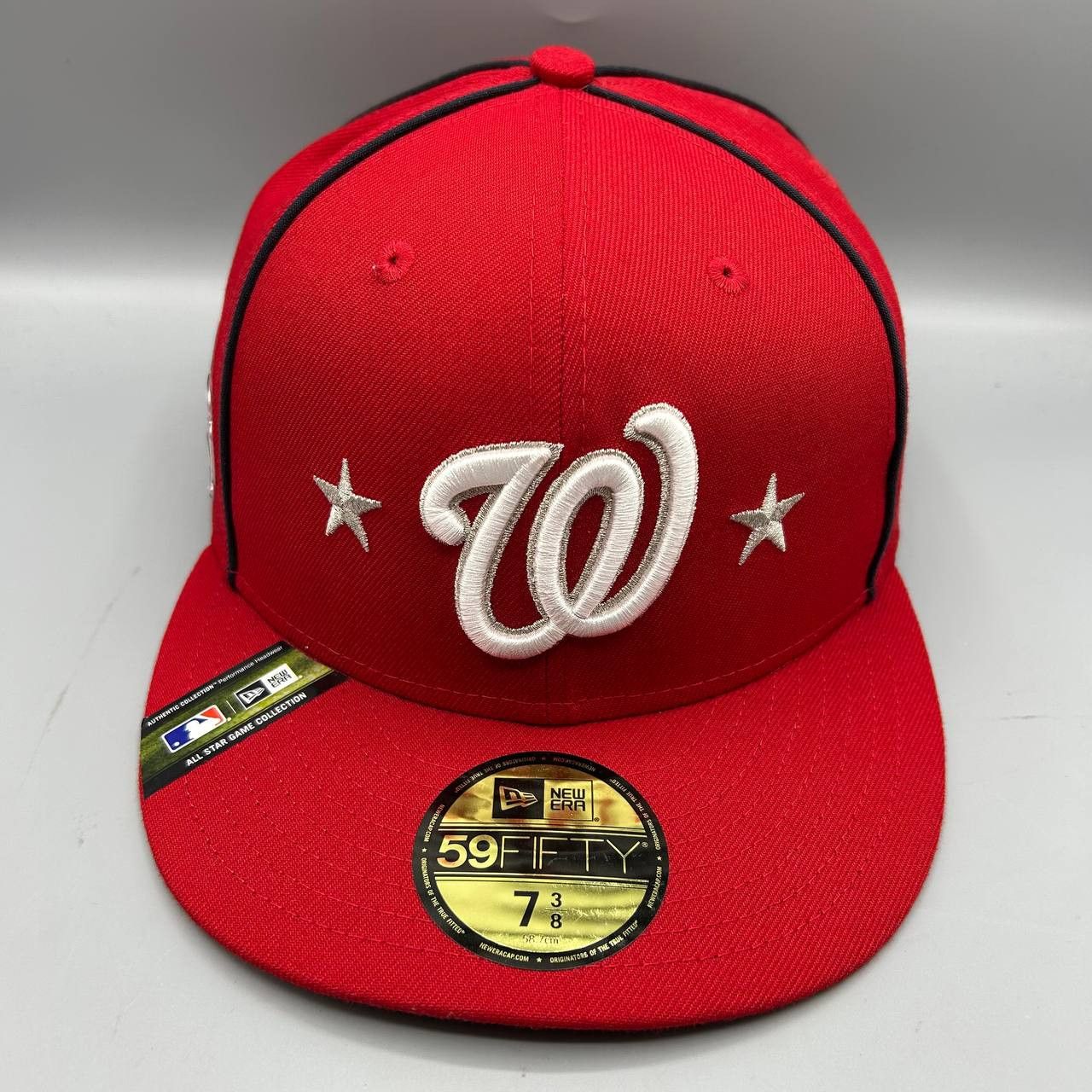 New Era Washington Nationals Hat Men 7 3/8 All Star Game MLB Fitted Size ONE SIZE - 1 Thumbnail
