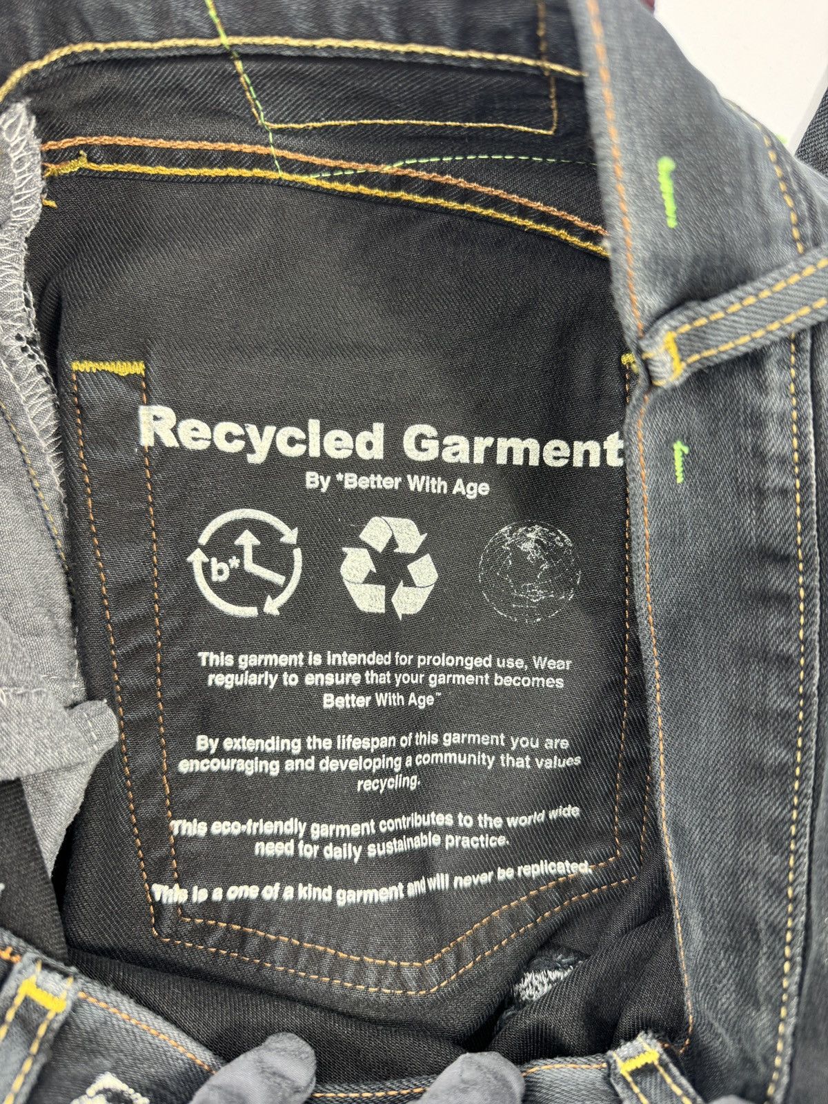 Better With Age x LEVI’S TOILE DENIM JEANS Size US 31 - 8 Thumbnail