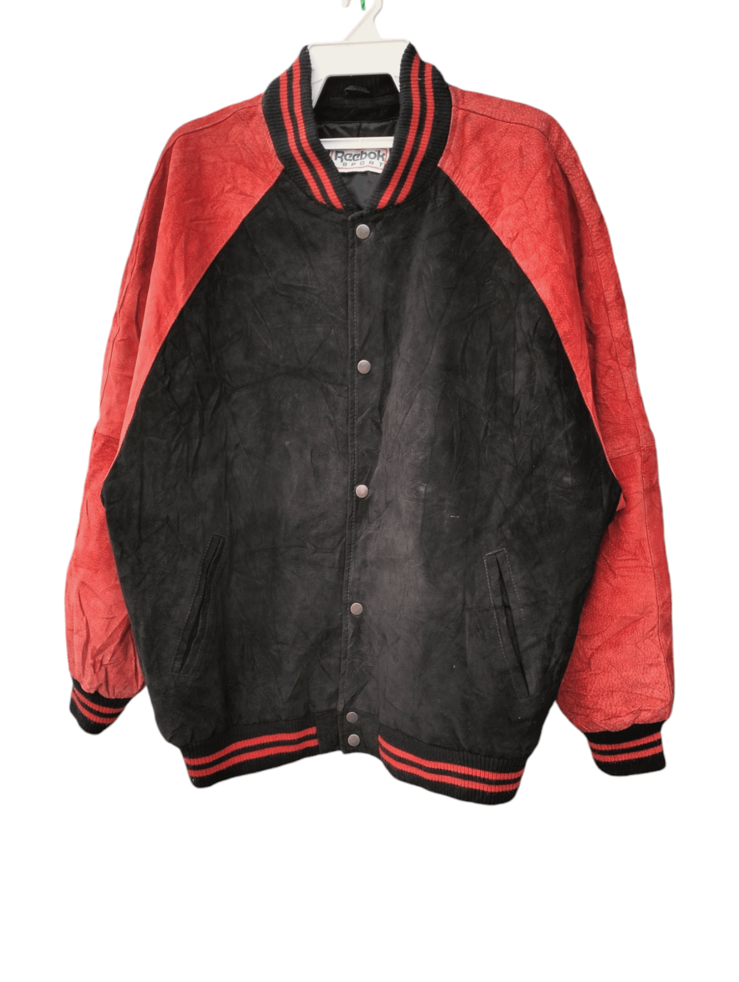 Reebok VTG 90s Reebok Leather Varsity Letterman SpellOut Pigskin Size US L / EU 52-54 / 3 - 2 Thumbnail