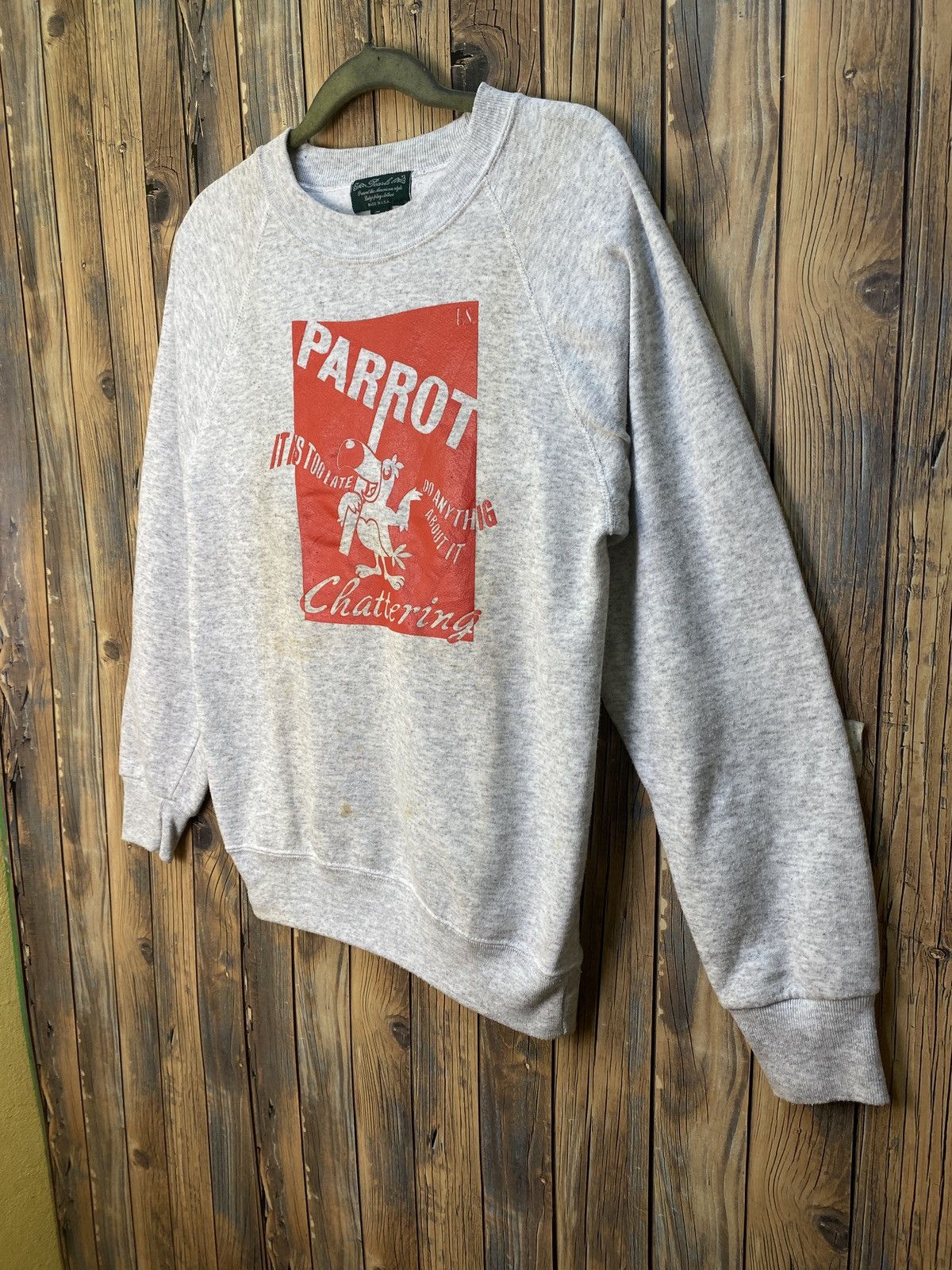 Alexander Julian × Vintage Vintage pearl parrot chattering crewneck sweatshirt Size US S / EU 44-46 / 1 - 2 Thumbnail
