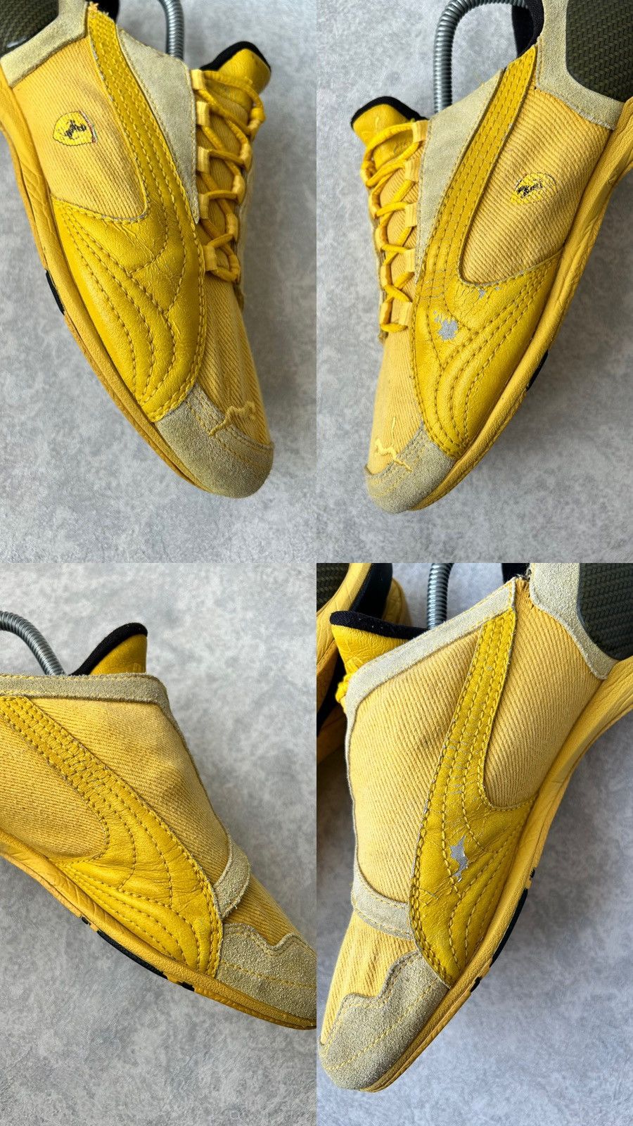 Puma Vintage Sample Puma Ferrari Yellow Racing Trainers Size US 9 / EU 42 - 14 Thumbnail