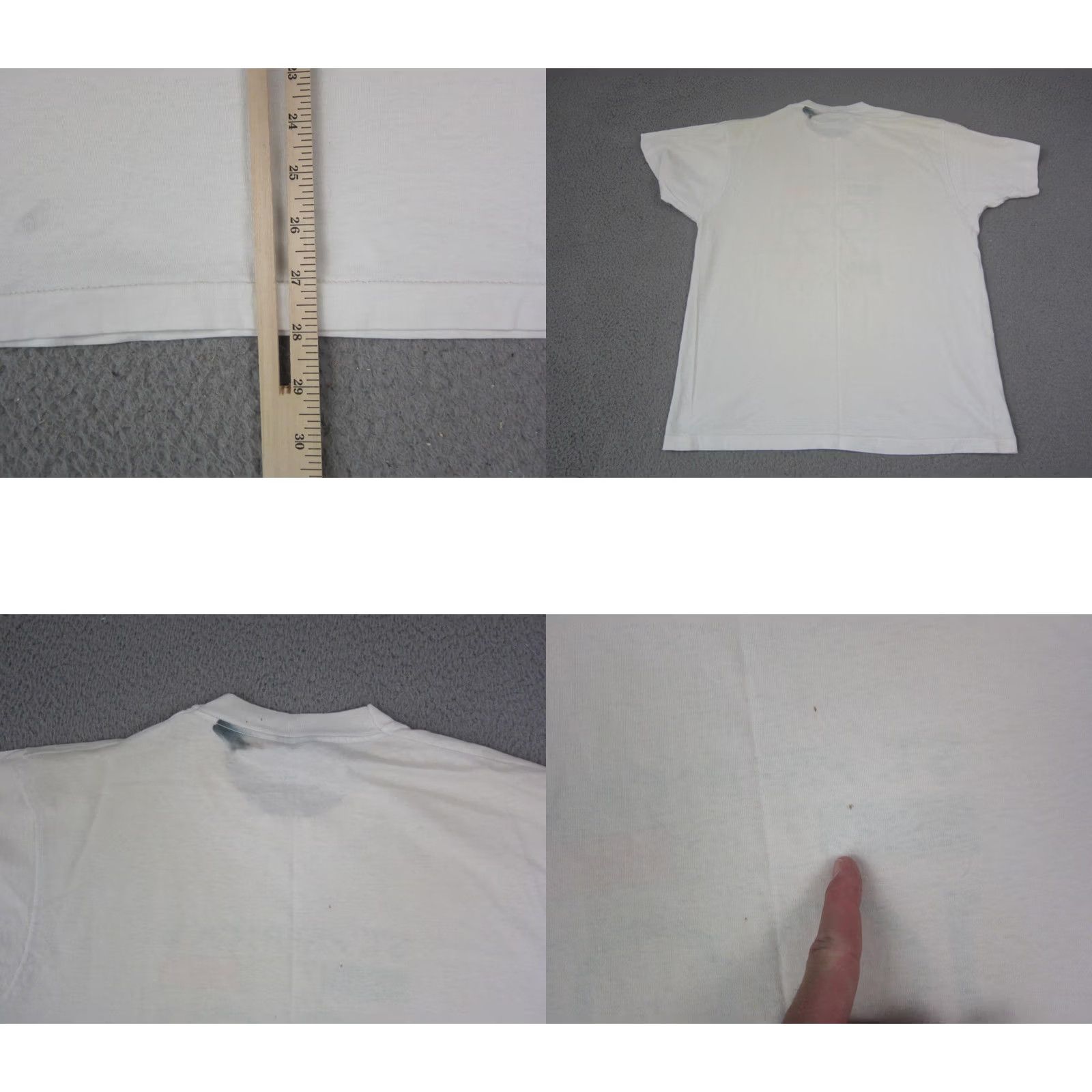 Vintage VINTAGE Shirt XL White Single Stitch USA 90s Mens Size US XL / EU 56 / 4 - 8 Thumbnail