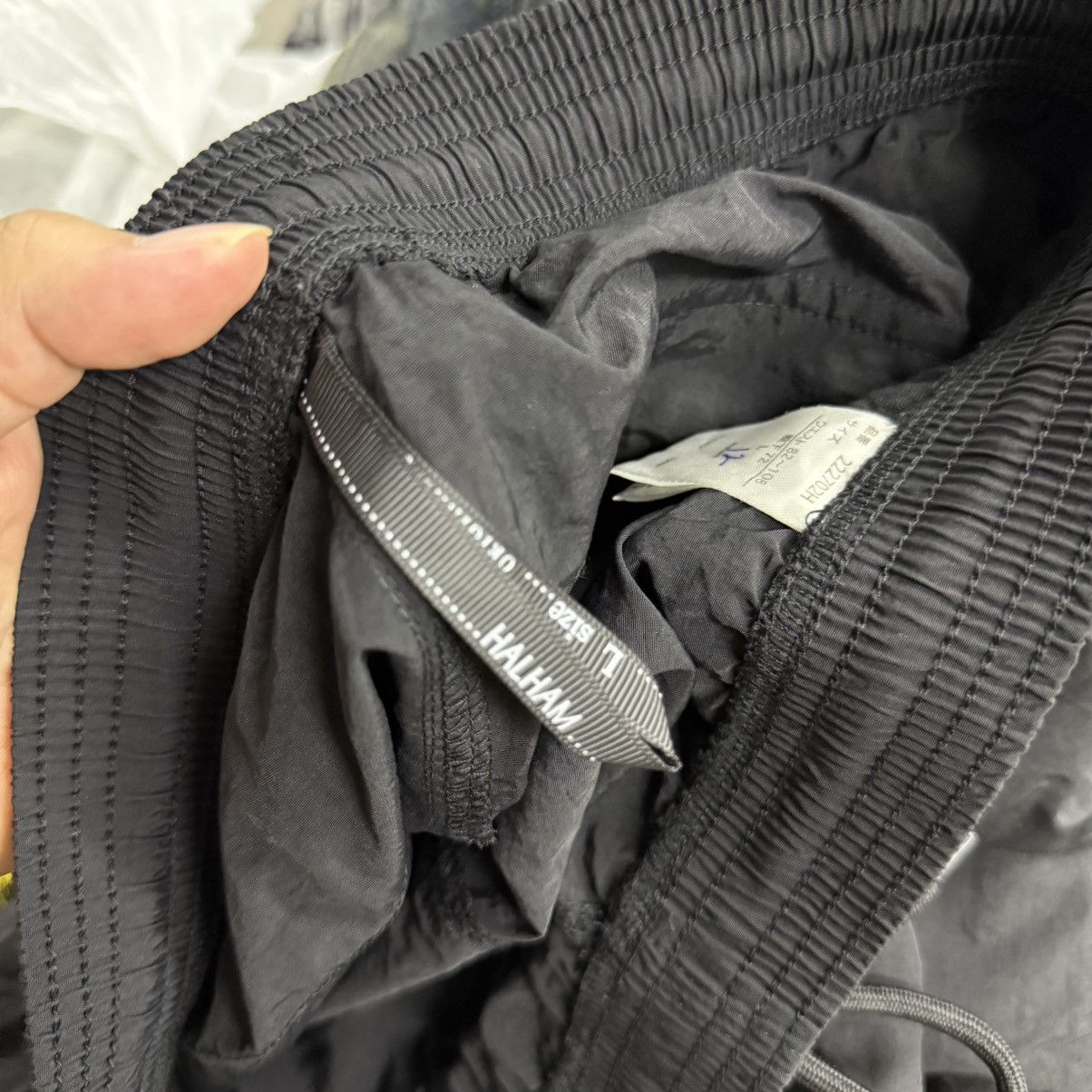 Japanese Brand Rhodium Parachute Pants Chrome Heart Inspired by HALHAM Size US 34 / EU 50 - 5 Thumbnail
