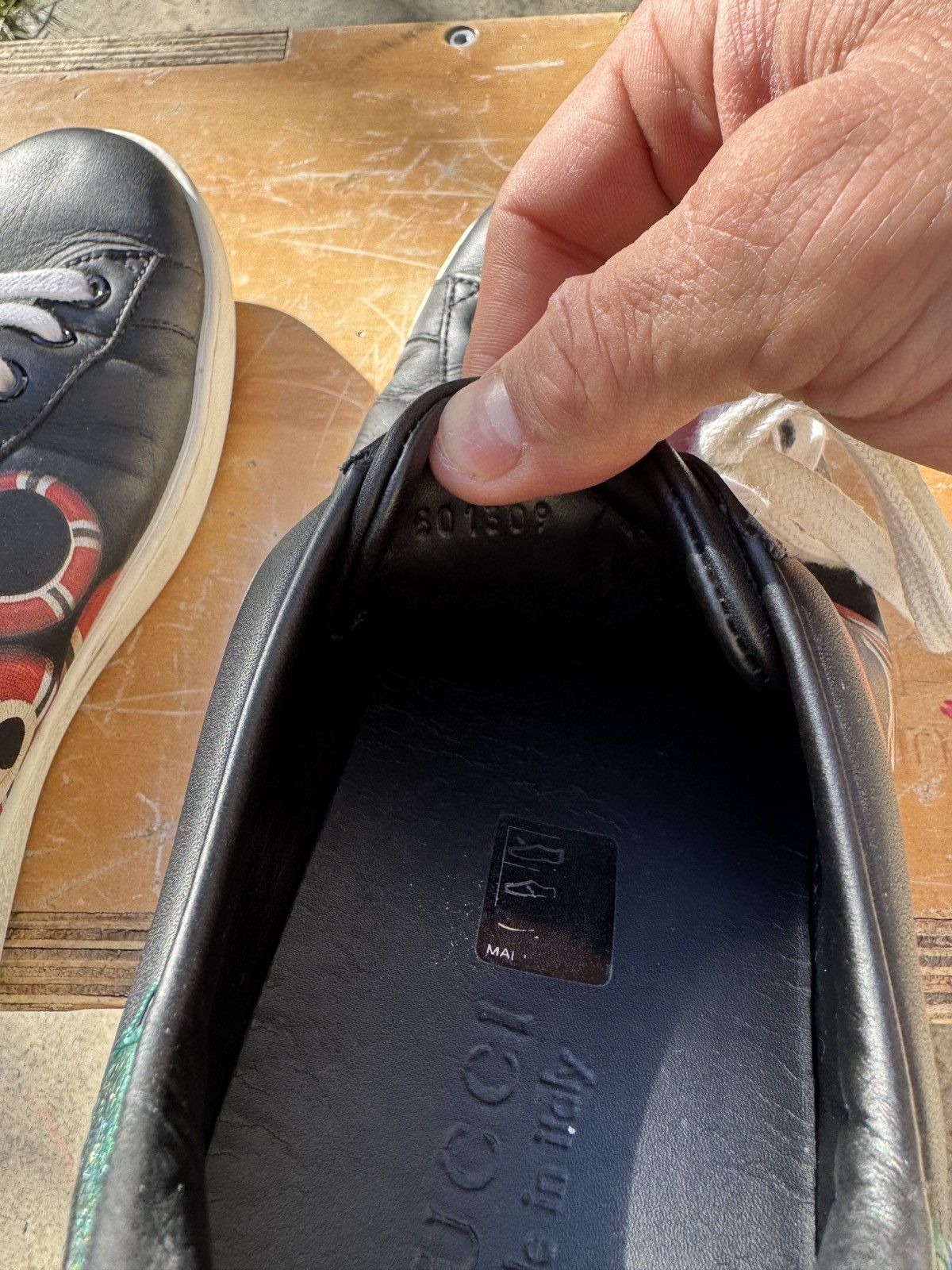 Gucci Gucci snake sneakers size US 8.5 UK 7.5 Size US 8.5 / EU 41-42 - 9 Thumbnail