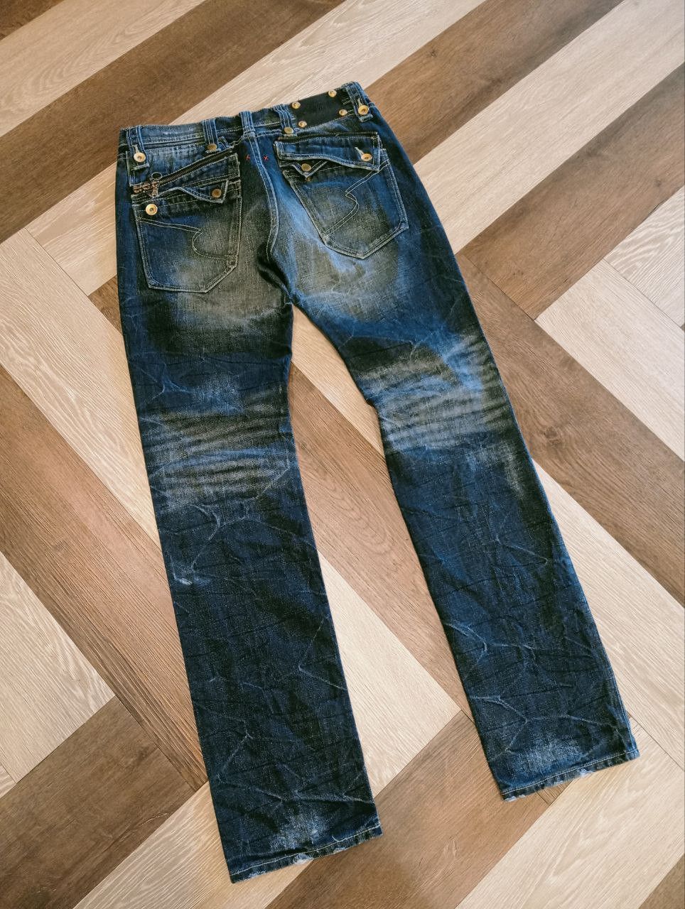 semanticdesign SEMANTIC DESIGN JAPAN DISTRESSED STYLE PANTS Size US 32 / EU 48 - 2 Thumbnail