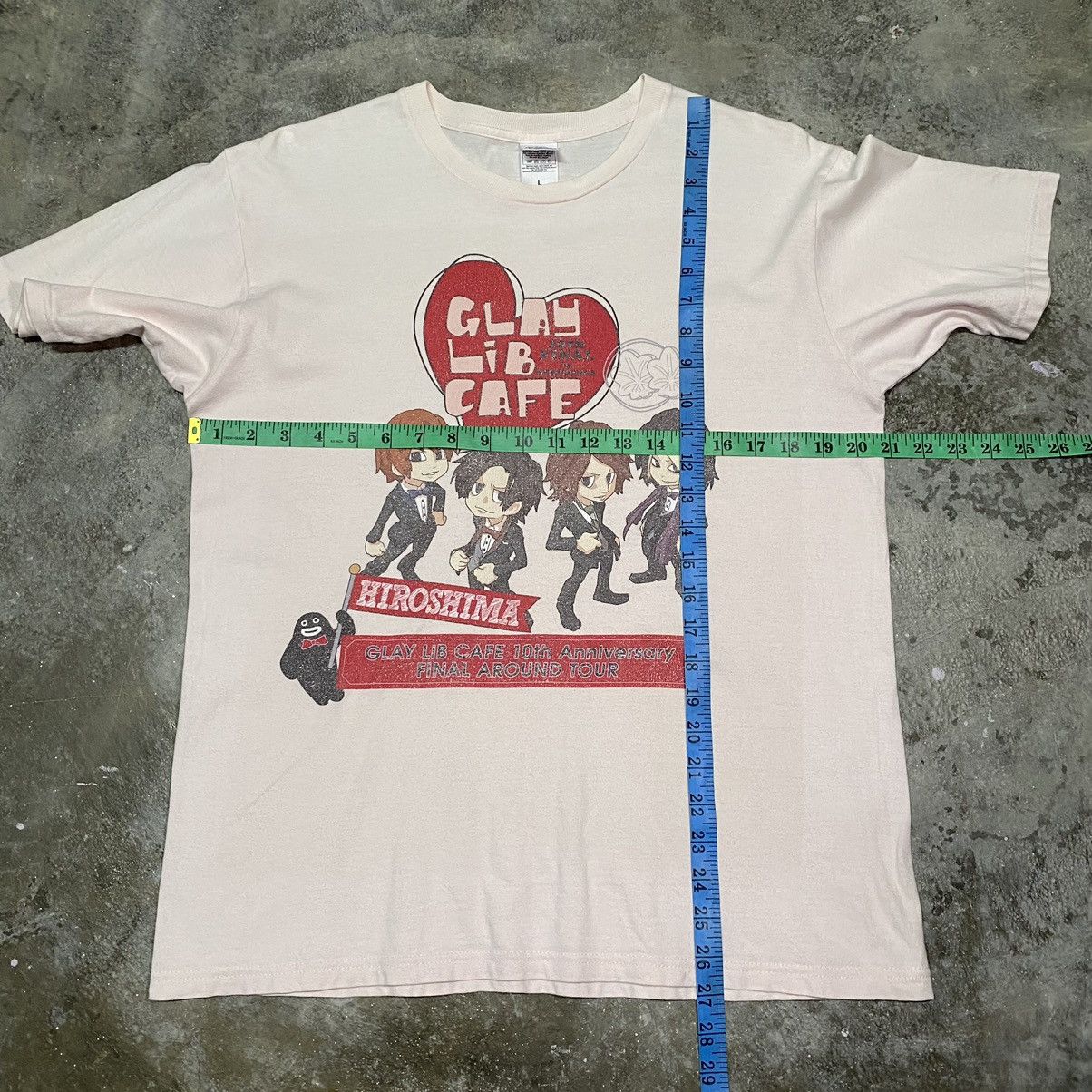 Band Tees VINTAGE GLAY JAPANESE ROCK BAND CAFE PROMO T SHIRT X-JAPAN Size US L / EU 52-54 / 3 - 11 Thumbnail
