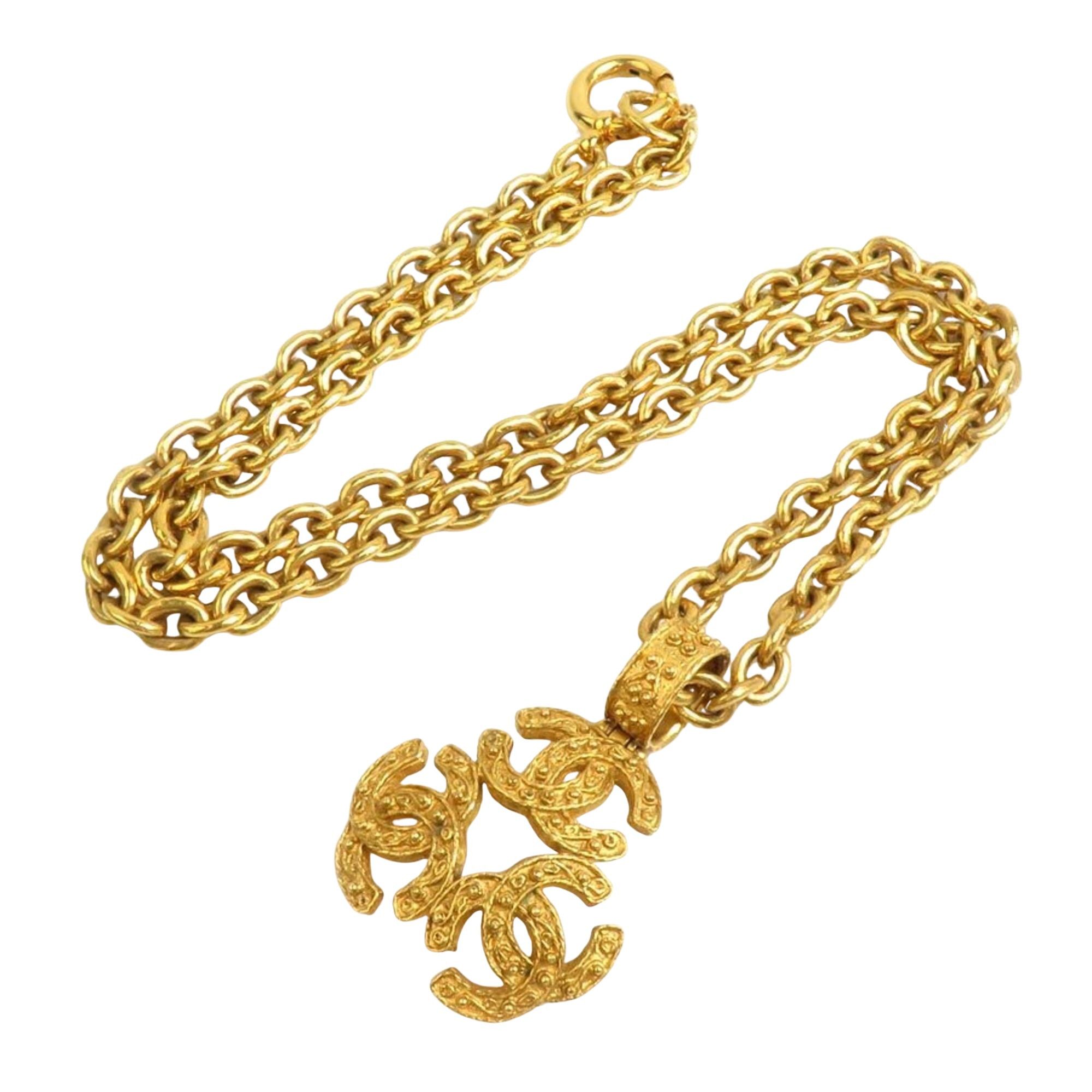 Chanel Chanel Triple coco necklace Size ONE SIZE - 1 Thumbnail