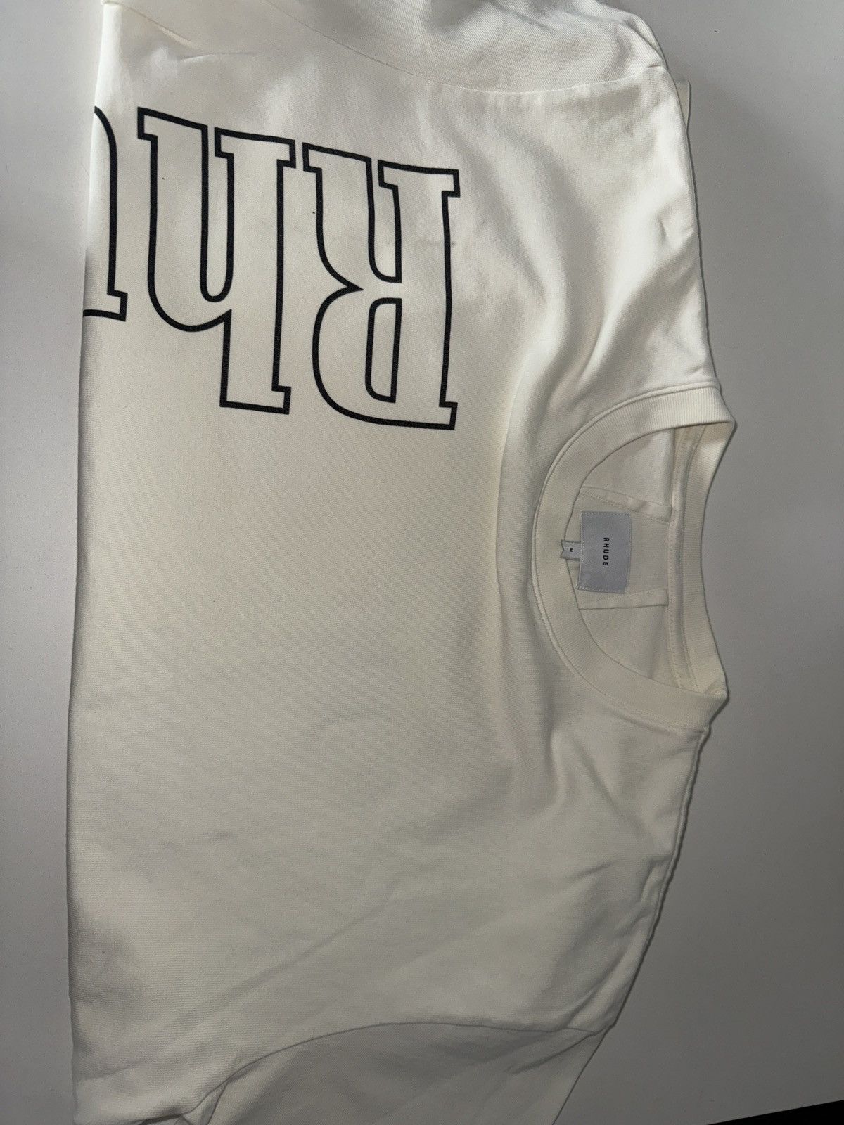 Rhude Rhude black side Logo Tee Size US M / EU 48-50 / 2 - 6 Thumbnail