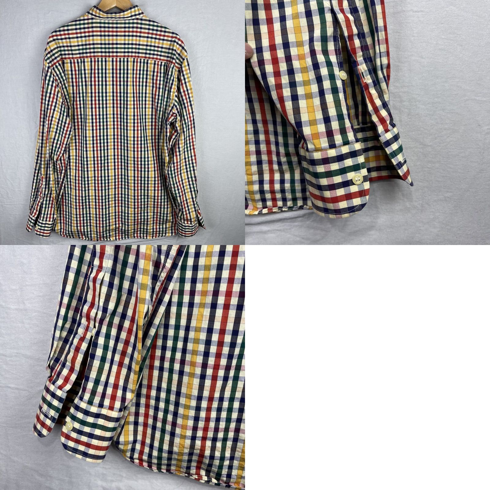 Paul & Shark Paul & Shark Yachting Shirt Mens 44 Yellow Check Button-Down Made In Italy Size US XXL / EU 58 / 5 - 9 Thumbnail