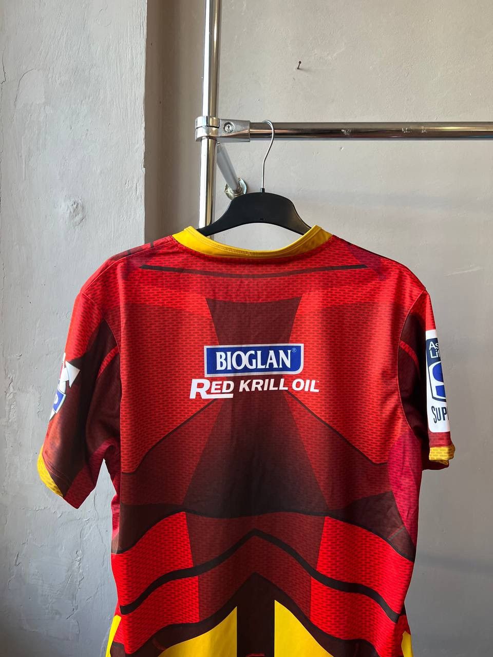 Sports Specialties 2015 QUEENSLAND REDS FLASH BLK RUGBY UNION JERSEY SHIRT 2XL Size US XXL / EU 58 / 5 - 11 Thumbnail
