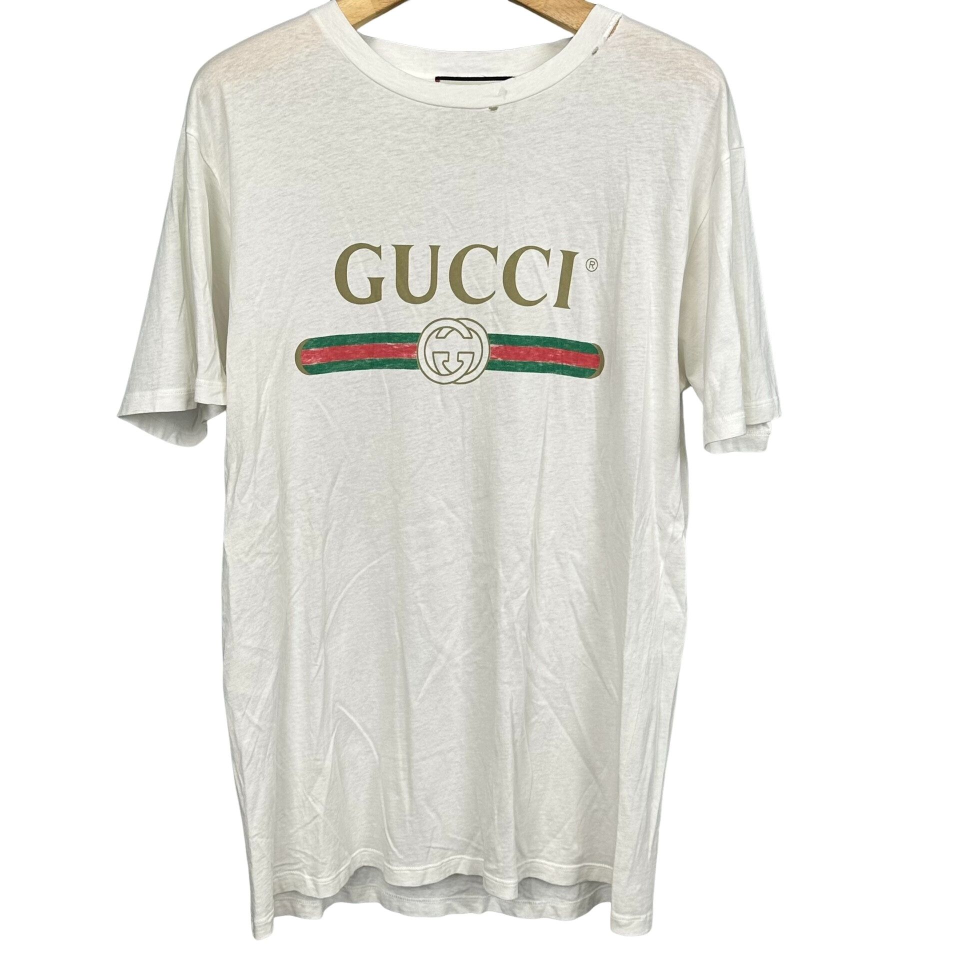 Gucci Gucci Flower Embroidery Logo T-Shirt Size M Size US M / EU 48-50 / 2 - 1 Thumbnail