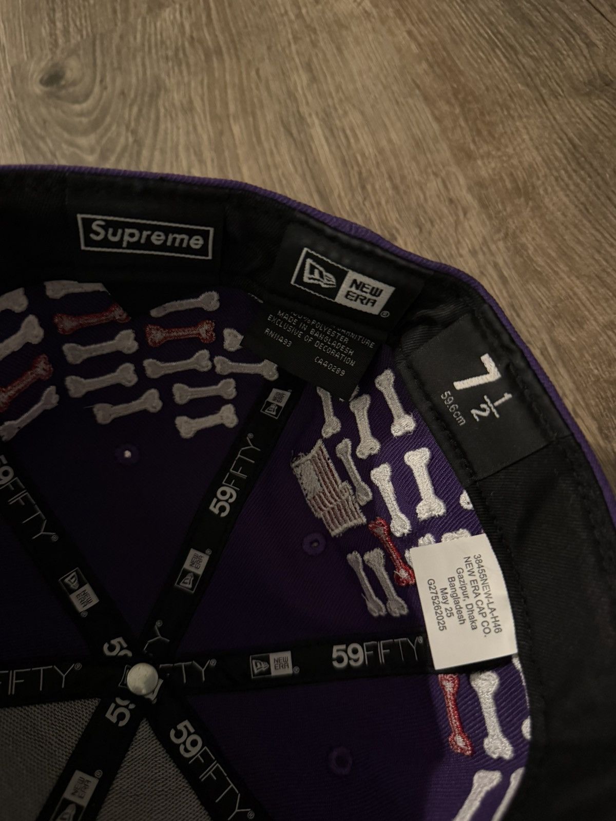 Supreme Supreme Bones Box Logo New Eta Hat Size ONE SIZE - 3 Thumbnail