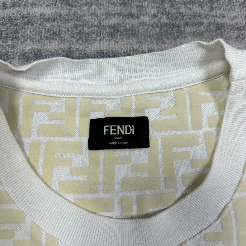 Fendi Fendi Solid Color Letter Logo Printed Short Sleeve T-Shirt Size US XS / EU 42 / 0 - 3 Thumbnail