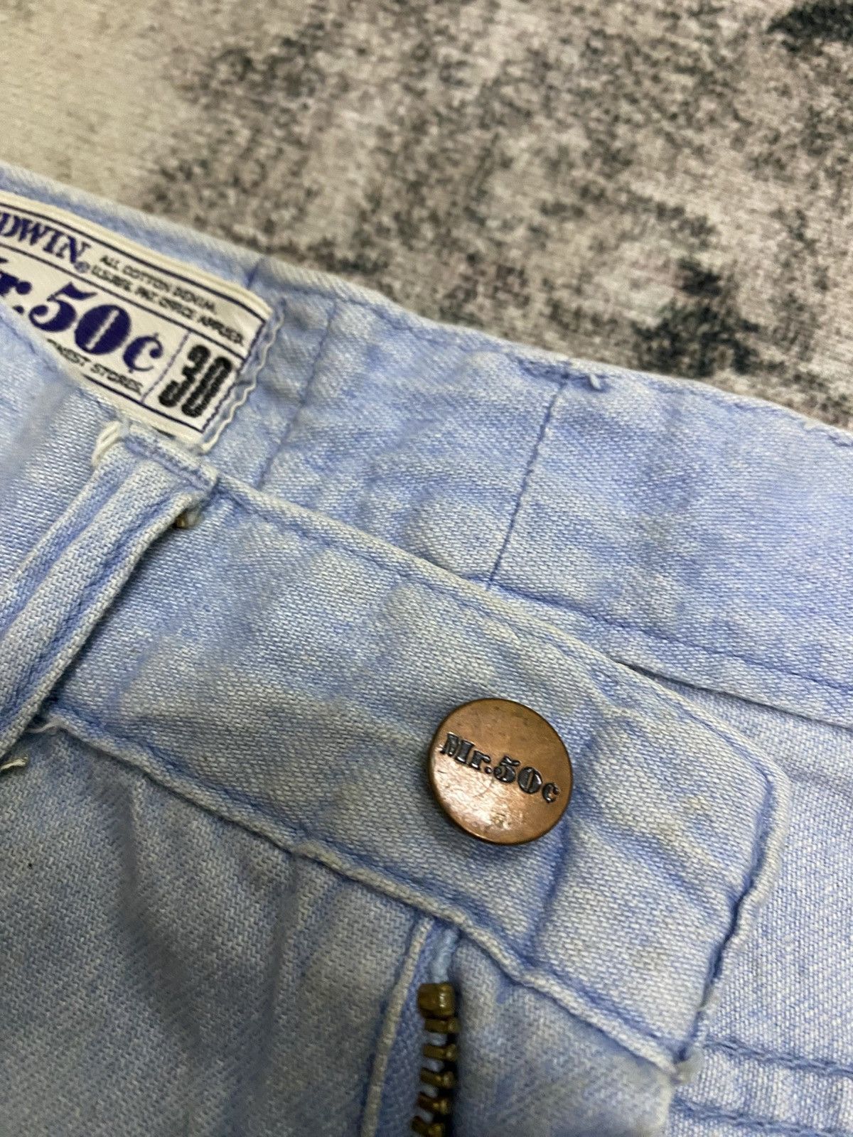Edwin × If Six Was Nine × Vintage Vintage 70s Mr.50c by Edwin Flared Denim Bootcut Jeans Size US 29 - 14 Thumbnail