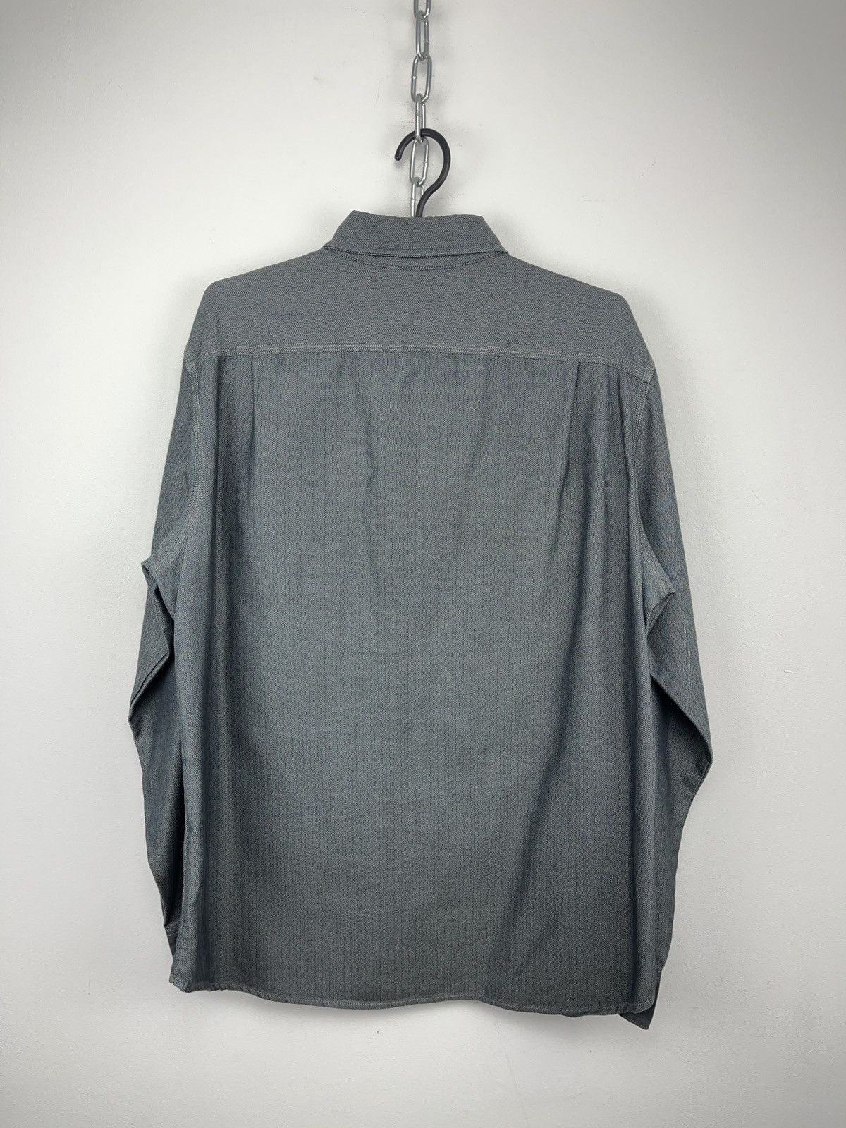 Nike × Vintage Nike 6.0 Vintage Grey Long Sleeve Button Down Shirt Size US L / EU 52-54 / 3 - 2 Thumbnail