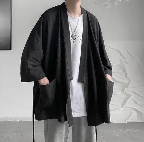 Aran Isles Knitwear New Collection Stylish Cardigan Kimono Sweatshirt Jacket Size US M / EU 48-50 / 2 - 1 Thumbnail