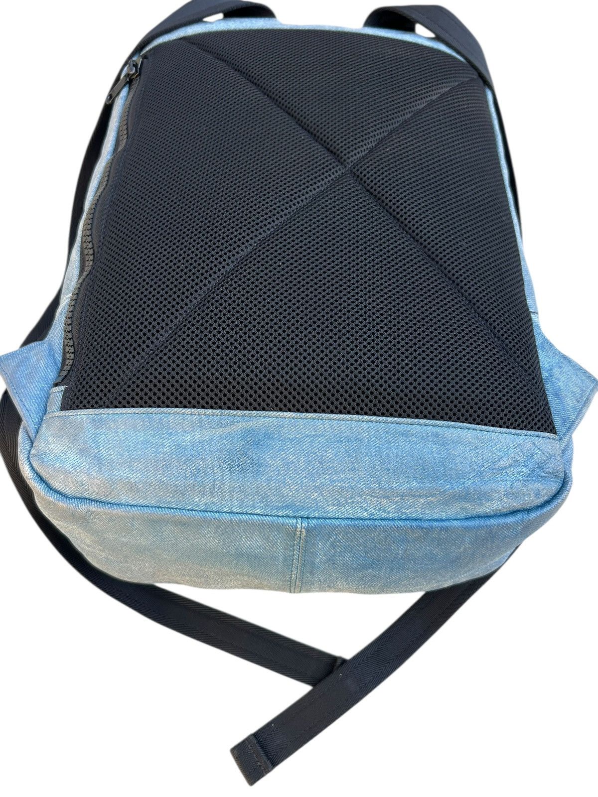 Leather DECADE Japan Patina Leather Backpack Bag Denim Design Size ONE SIZE - 9 Thumbnail