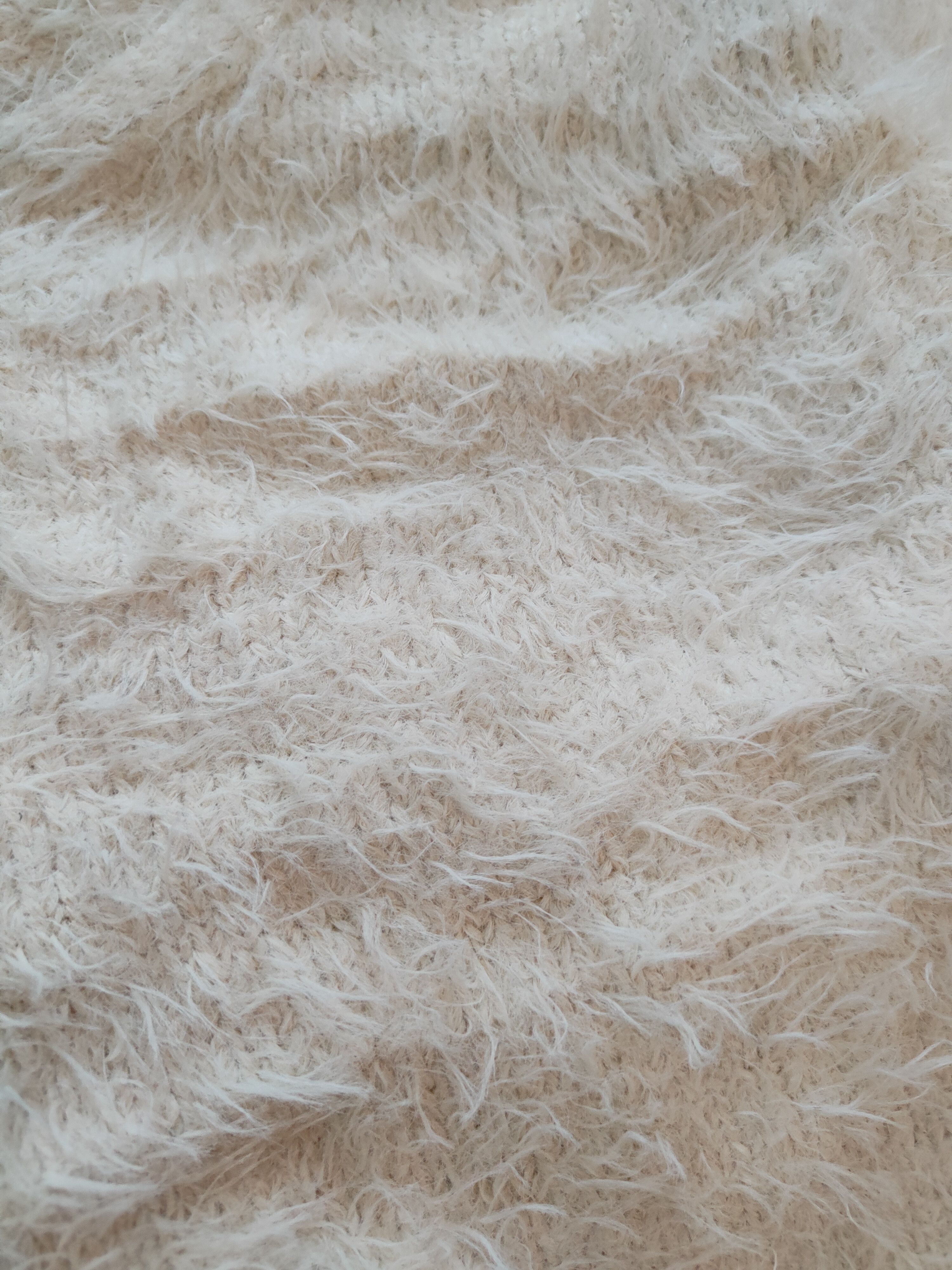 Aran Isles Knitwear GU Beige Shag Shaggy Fur Mohair Knitwear #S2101 Size M / US 6-8 / IT 42-44 - 10 Thumbnail