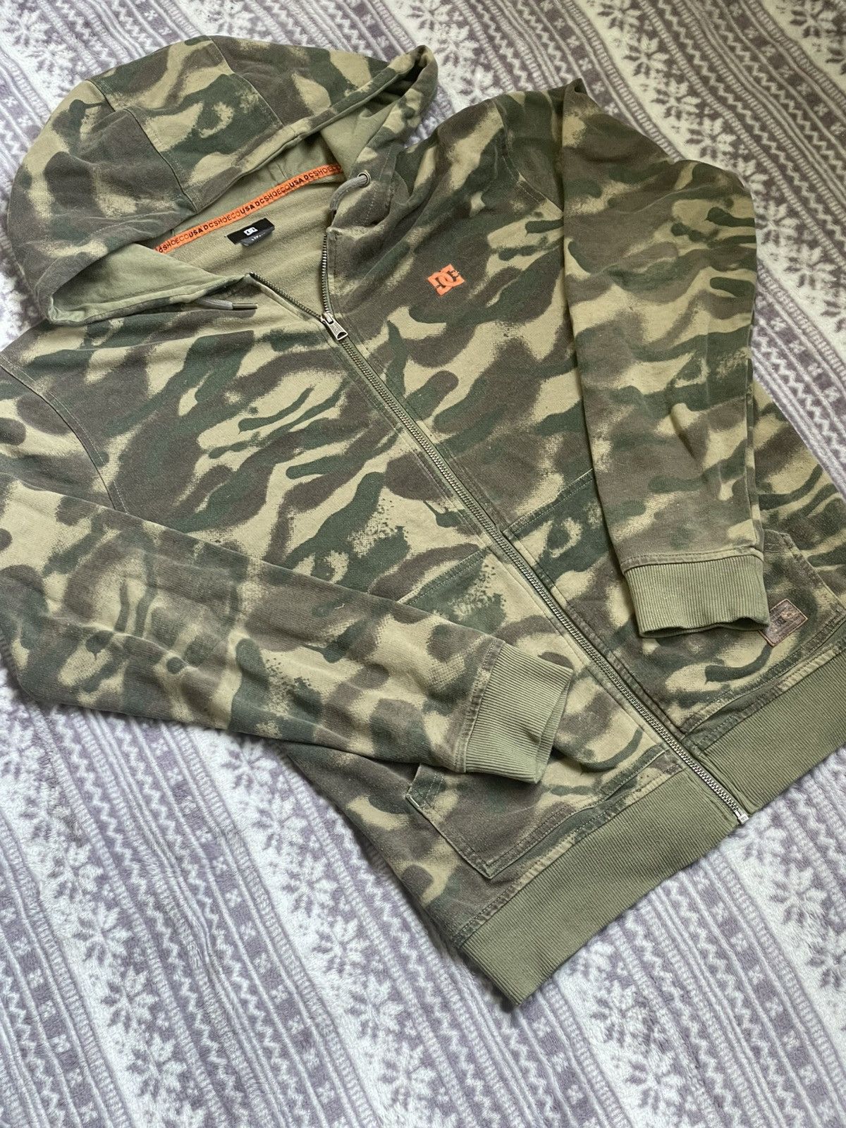 DC DC rare camo zip hoodie Size US S / EU 44-46 / 1 - 1 Thumbnail