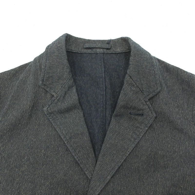 Yohji Yamamoto BLACK Scandal BOX POCKET BREASTED JACKET Size US S / EU 44-46 / 1 - 3 Thumbnail