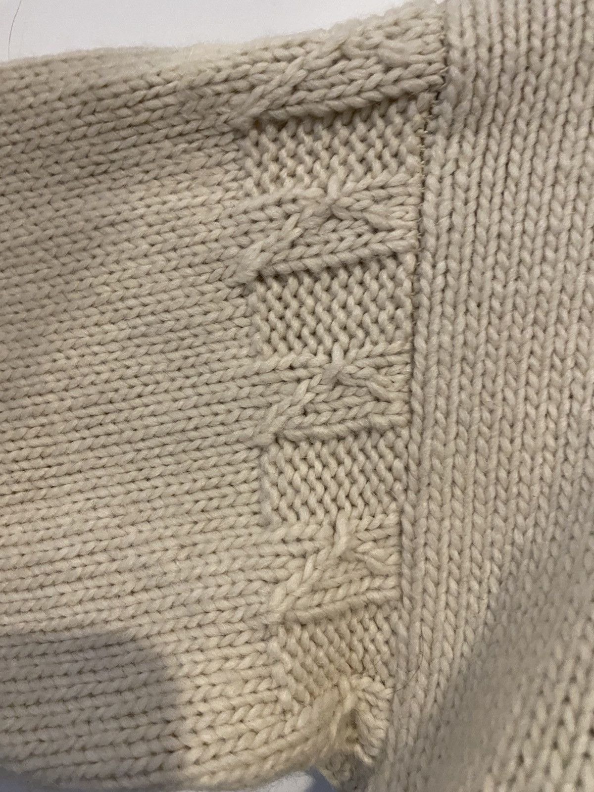 JW Anderson × Uniqlo Cream J.W Anderson Mock Neck Alpaca Blend Sweater Size US M / EU 48-50 / 2 - 3 Thumbnail