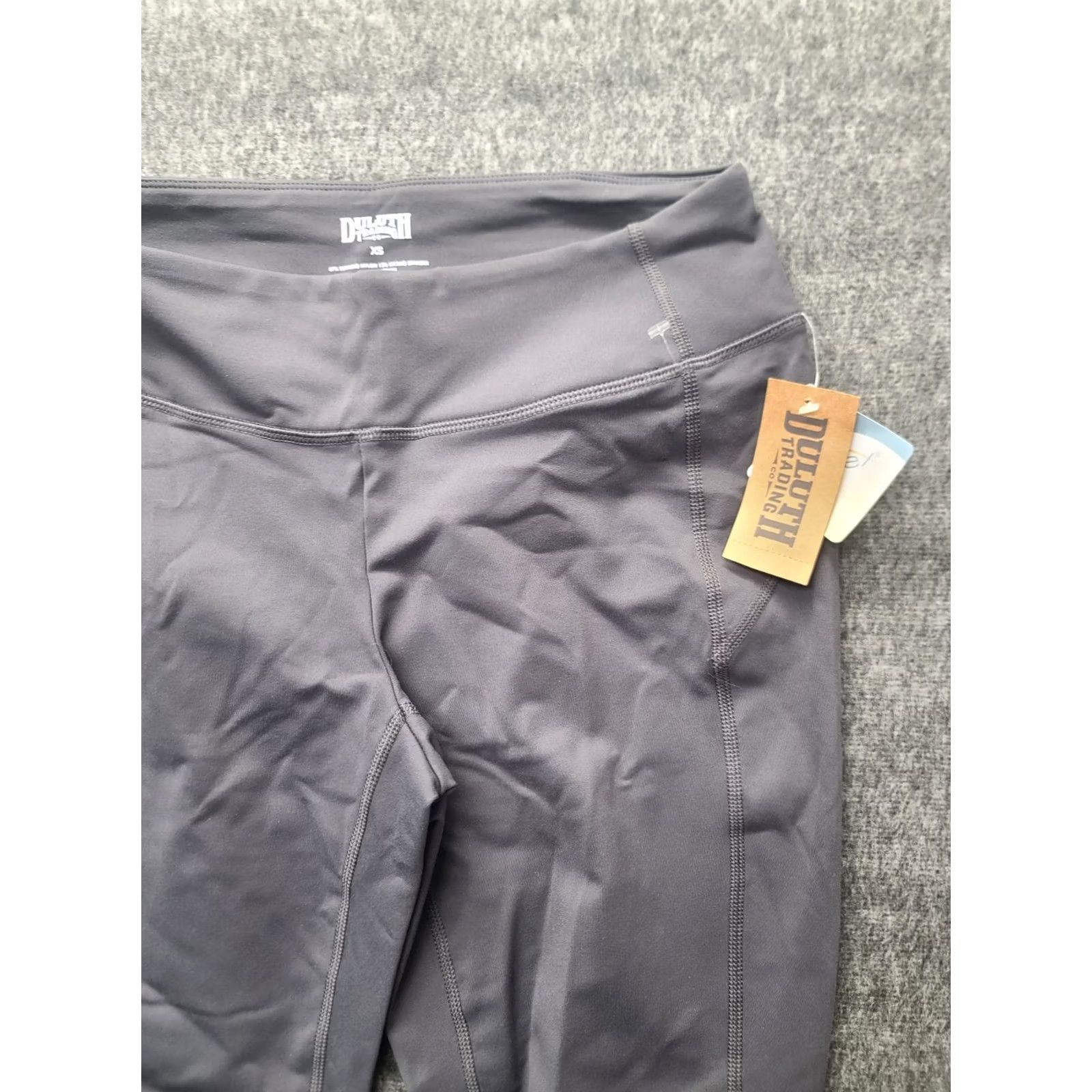 Vintage Duluth Leggings Womens XS Regular Fit Stretch Activewear Cotton Nylon Spandex Gray Size 26" / US 2 / IT 38 - 7 Thumbnail