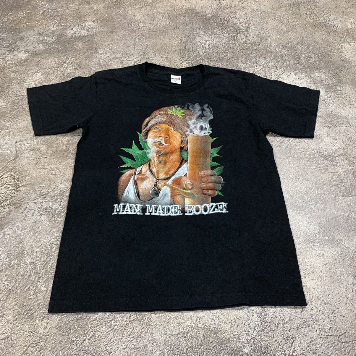 Vintage Vintage 90s Graphic Tee Humor Abstract Skate Streetwear L Size US L / EU 52-54 / 3 - 2 Thumbnail