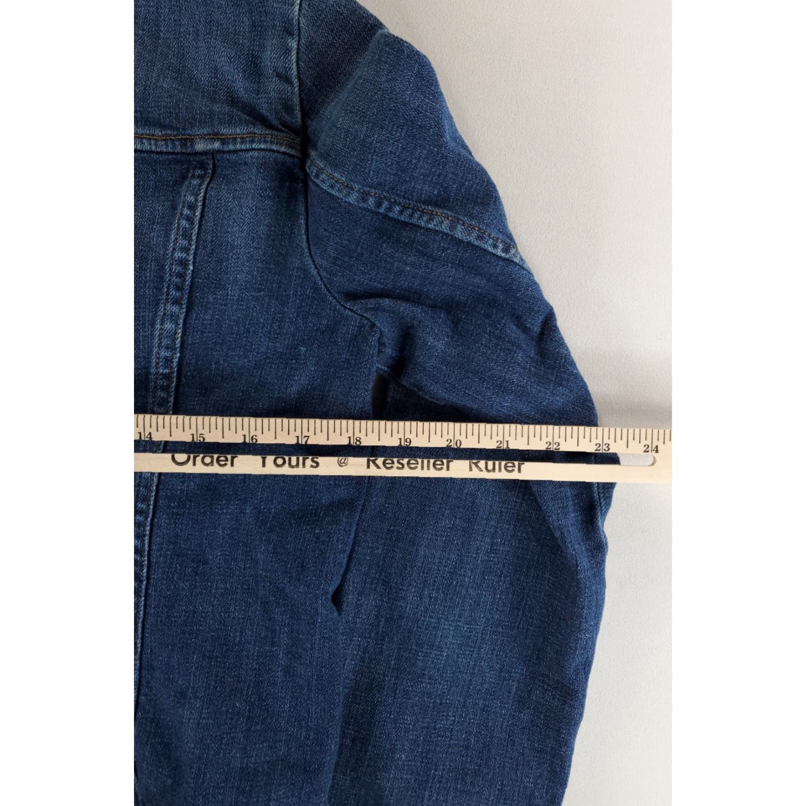 J.Crew VINTAGE J.CREW Jacket Denim Trucker Blue Long Sleeve Womens M BLUE Trucker Jacket Women M Size M / US 6-8 / IT 42-44 - 5 Thumbnail