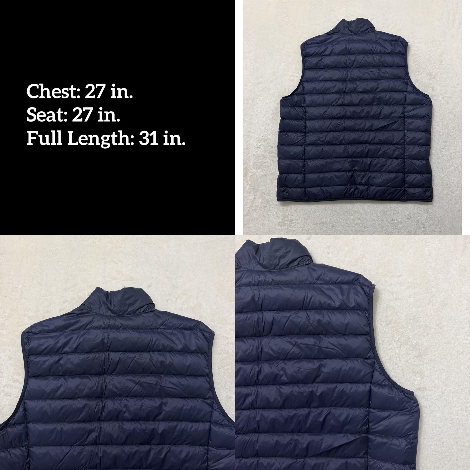 Eddie Bauer Eddie Bauer Vest Mens 2XL Blue Quilted Puffer Full Zip Insulated Outdoor Warm Size US XXL / EU 58 / 5 - 8 Thumbnail