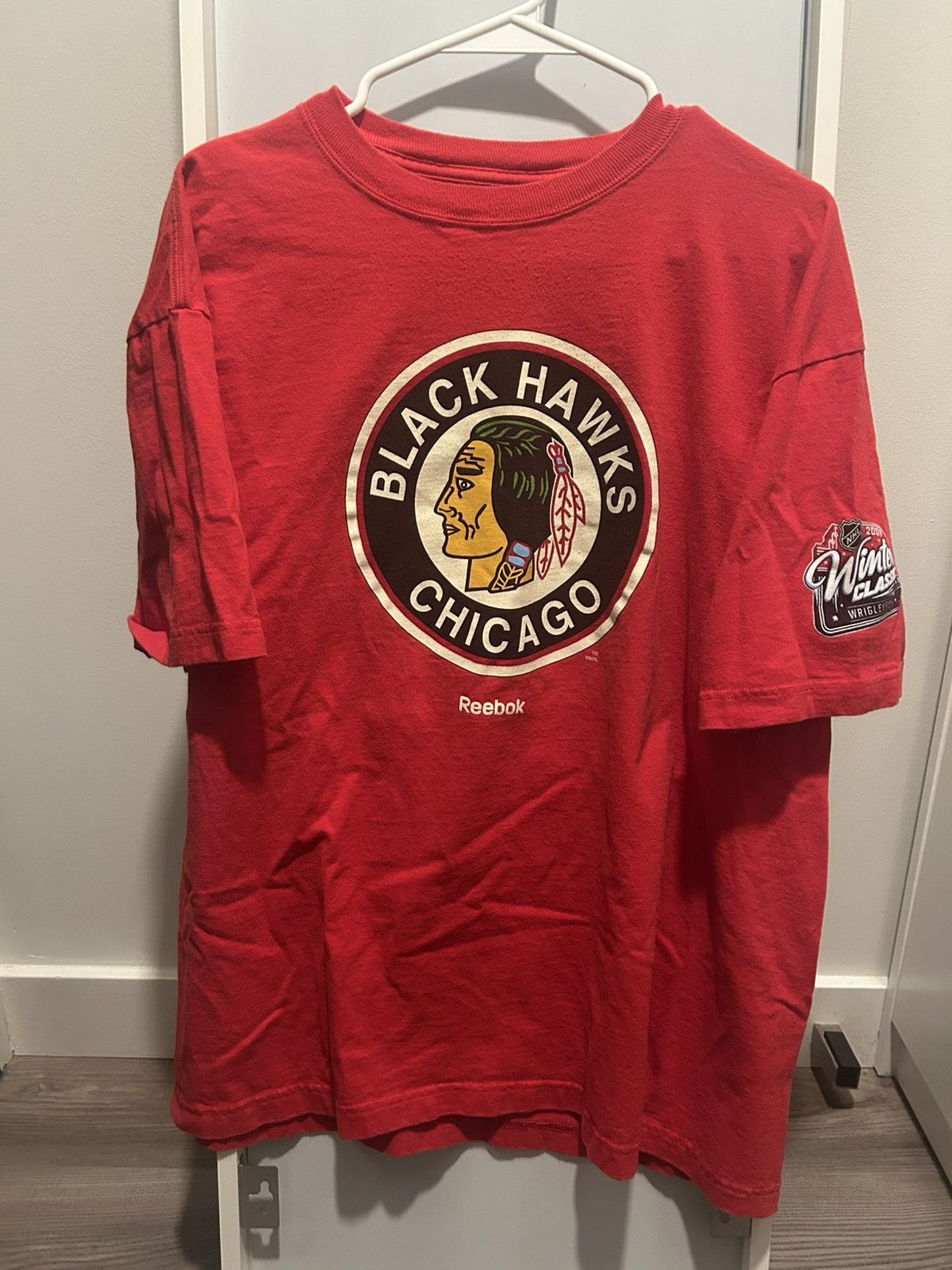 Reebok 2009 winter classic chicago blackhawks Size US L / EU 52-54 / 3 - 1 Thumbnail
