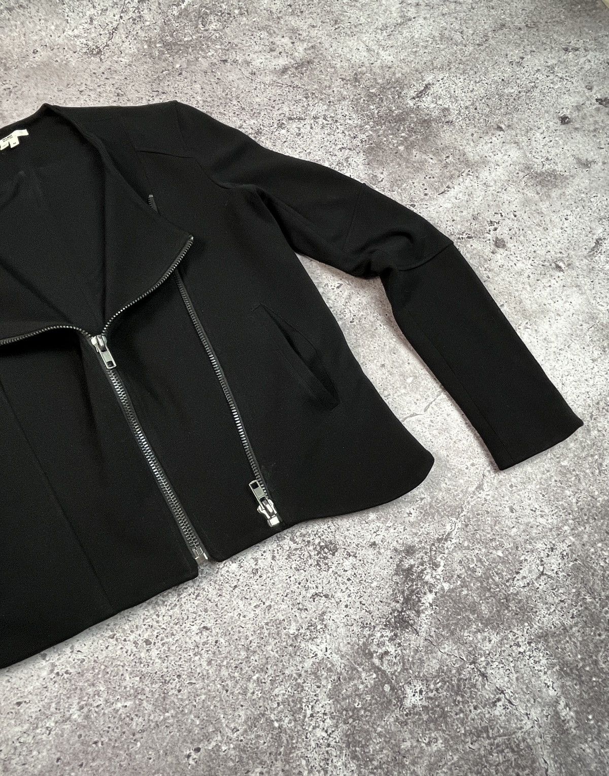 Helmut Lang Asymmetrical Biker Jacket Size M / US 6-8 / IT 42-44 - 5 Thumbnail