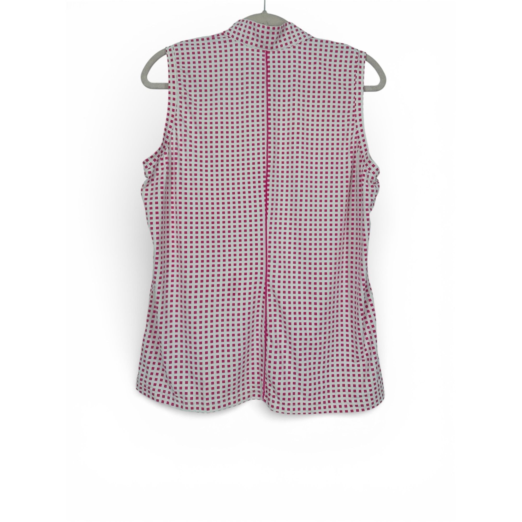Other GGblue Golf Tank Top - Pink & White Checkered - Large Size L / US 10 / IT 46 - 2 Thumbnail