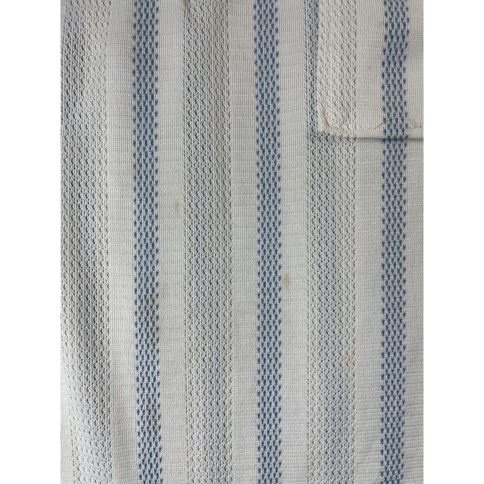 Vintage Vintage 70s Mobster Gangster Italian Medium White Blue Shirt Size US M / EU 48-50 / 2 - 5 Thumbnail