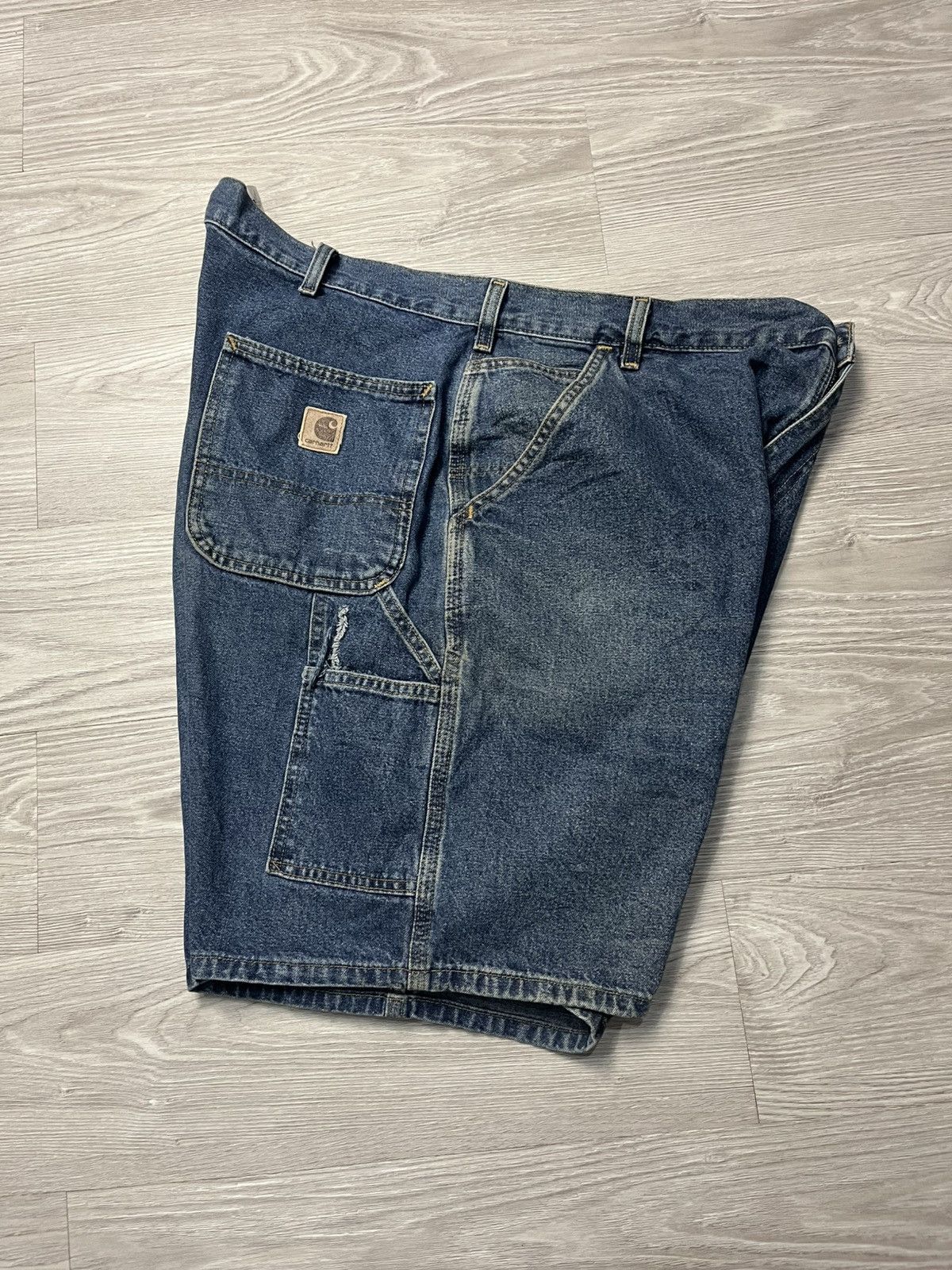 Carhartt Faded Denim Vintage Carhartt Short Carpenter Pants Size US 40 / EU 56 - 3 Thumbnail